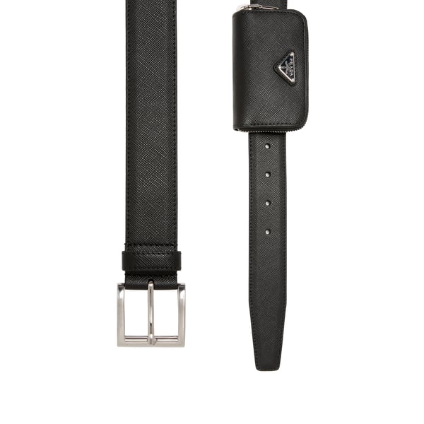 Ceinture avec porte-monnaie en cuir