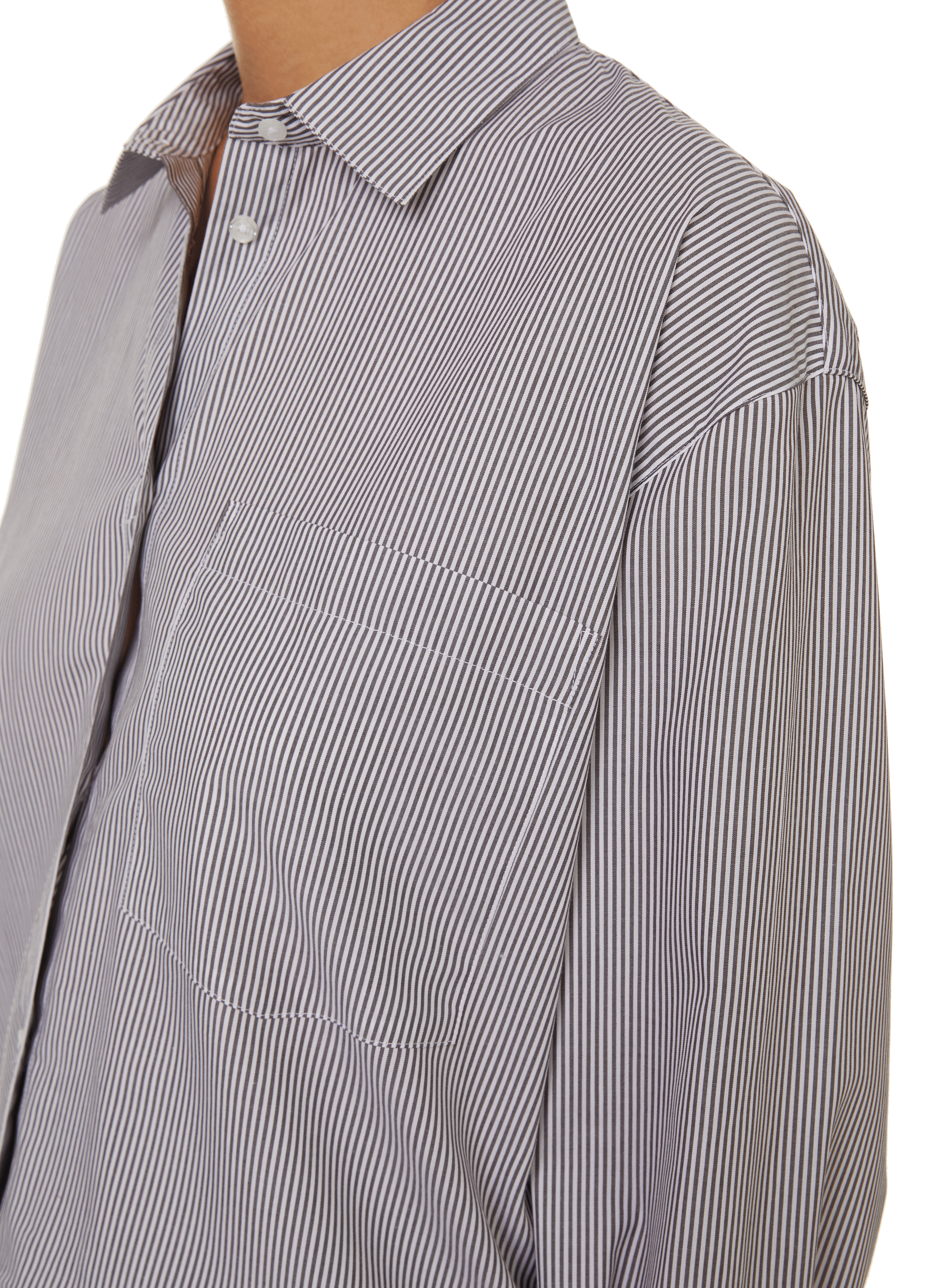 Striped cotton shirt Multicolour