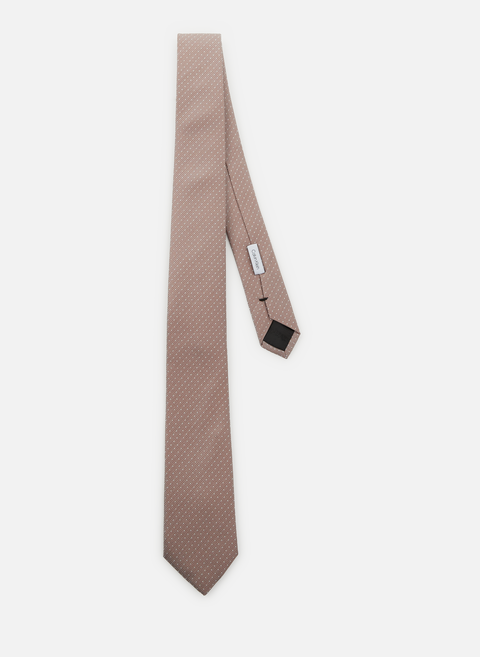 ربطة عنق حريرية باللون الوردي كالفن كلاين 