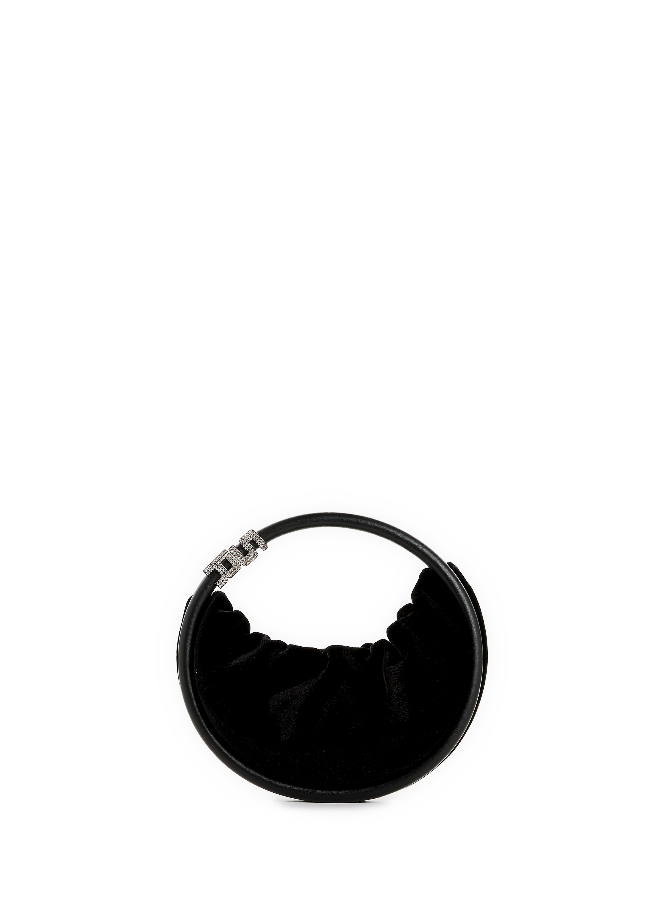 SONIA RYKIEL Sac à main Domino Mini en velours  Noir