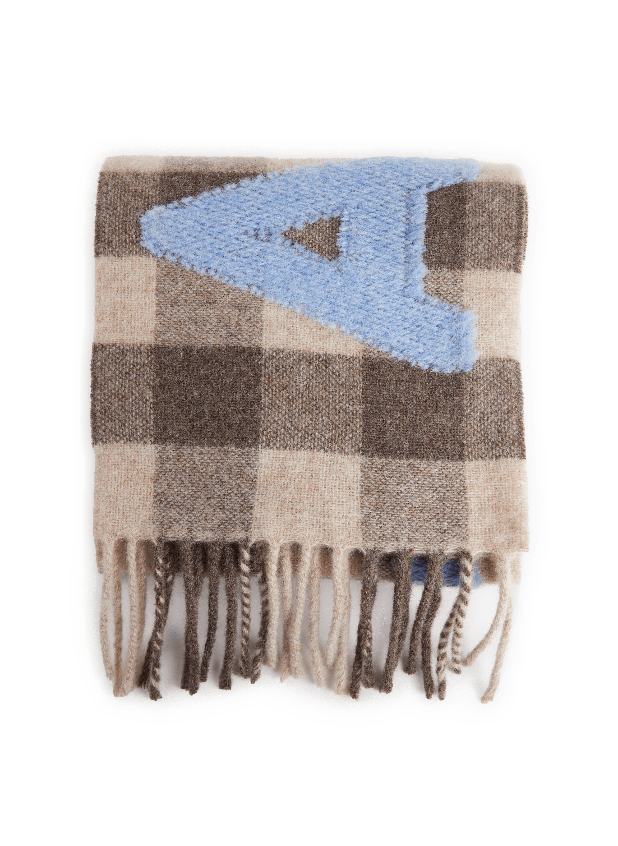 ACNE STUDIOS Echarpe en laine Bleu