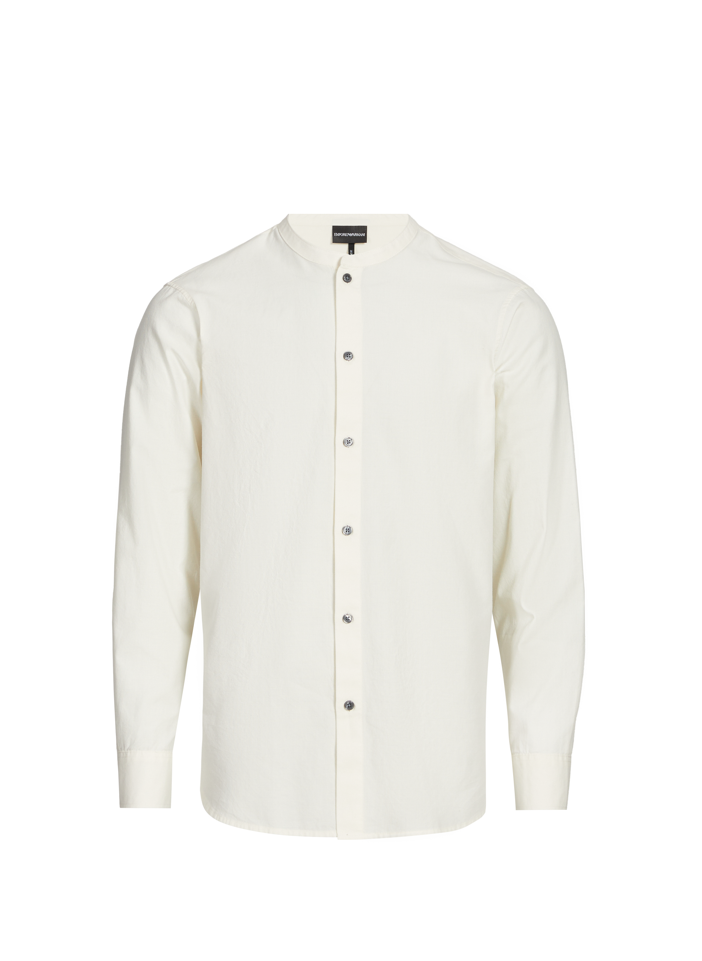 Mao collar shirt EMPORIO ARMANI White