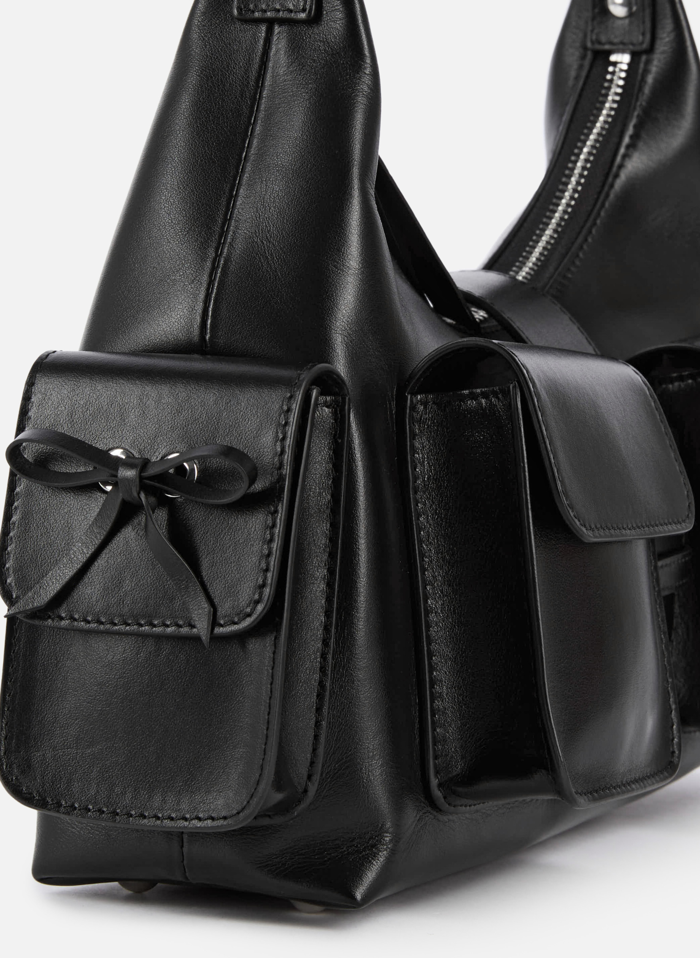Sac amelia en cuir lisse THE KOOPLES Noir