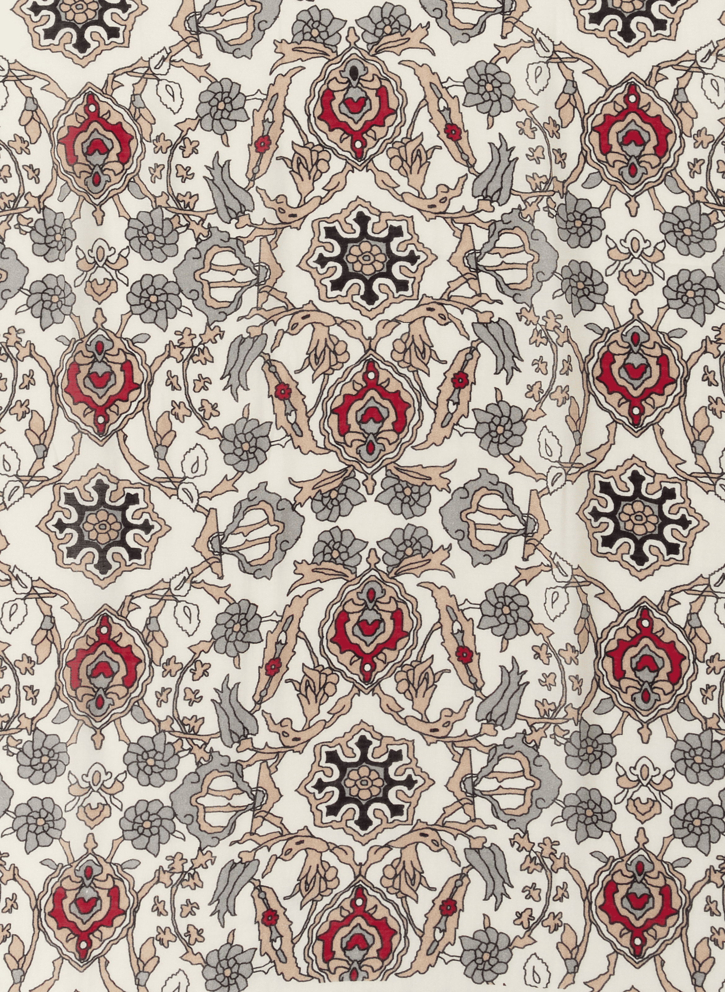 Foulard Felix imprimé MONSIEUR CHARLI Noir