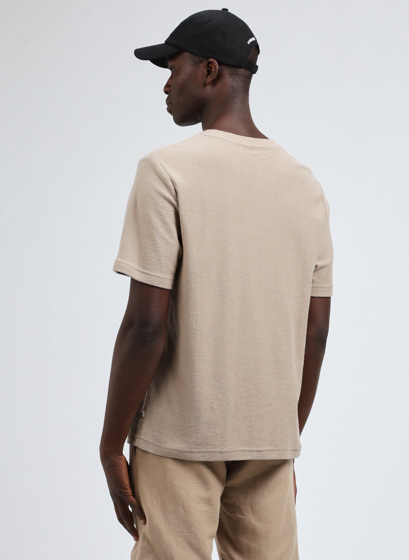 Sajournal cotton cap SAMSOE SAMSOE Black