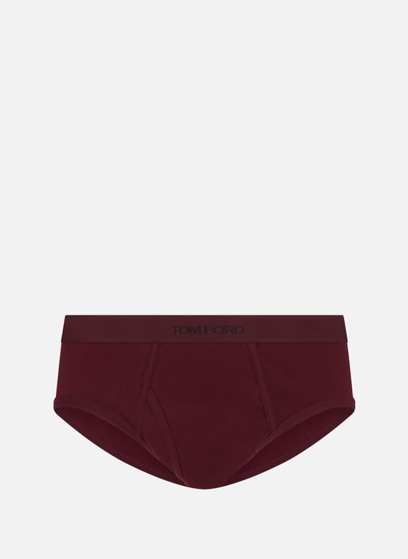Slip en coton Rouge by TOM FORD TOM FORD Slip en coton Rouge