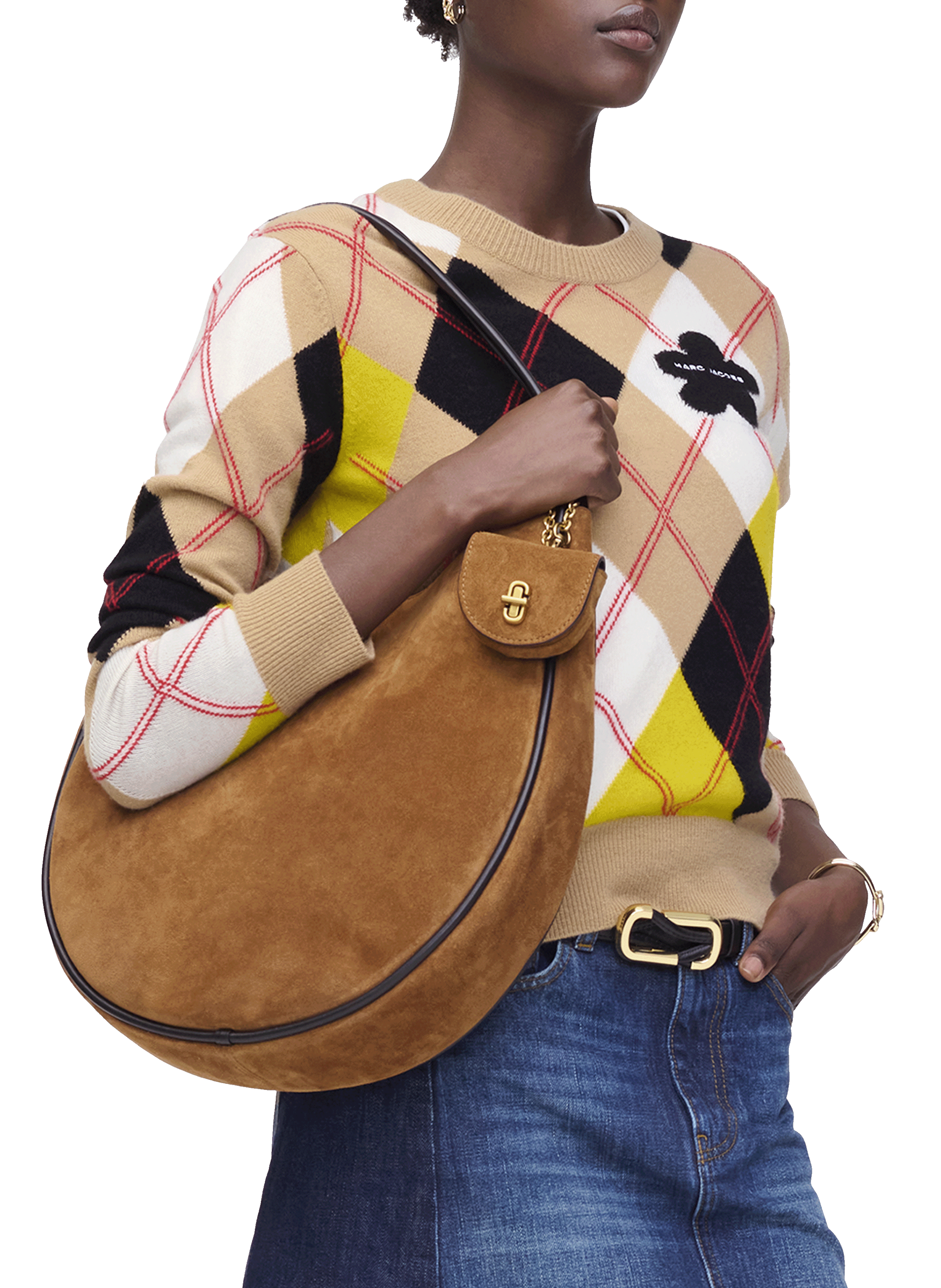 Sac The Large Hobo  MARC JACOBS Marron