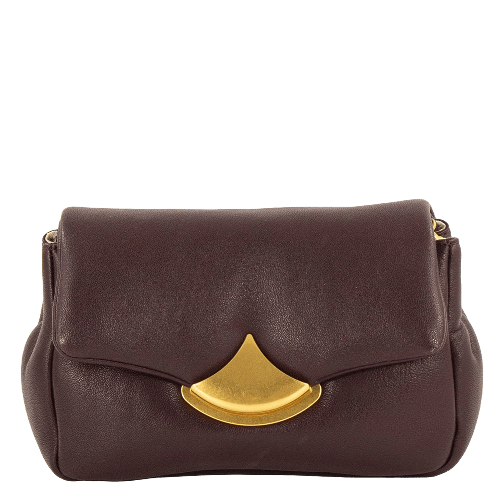 Sac bandoulière en cuir diviluz puffy SESSUN Marron