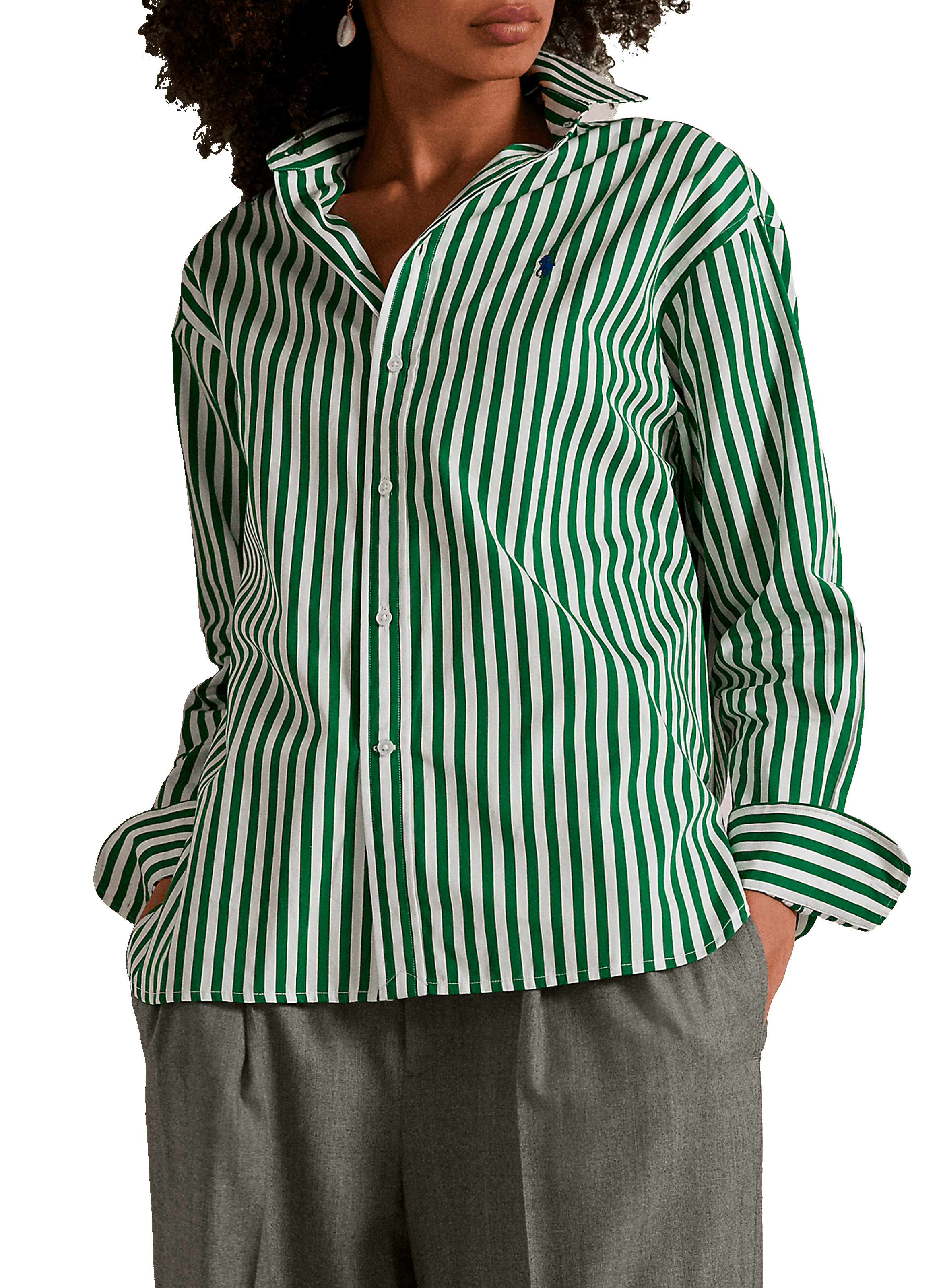 POLO RALPH LAUREN ITHACA ARCHIVE SHIRT Green