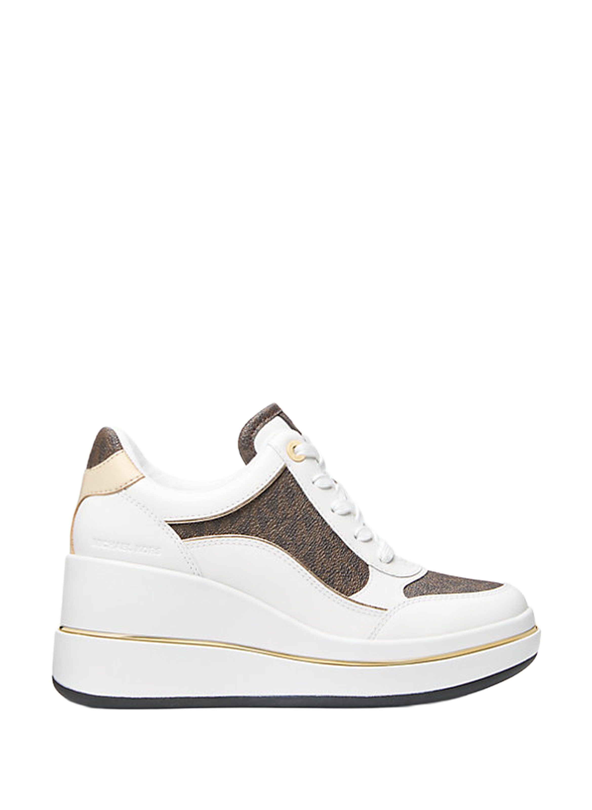 MICHAEL KORS Leather platform sneakers Multicolour