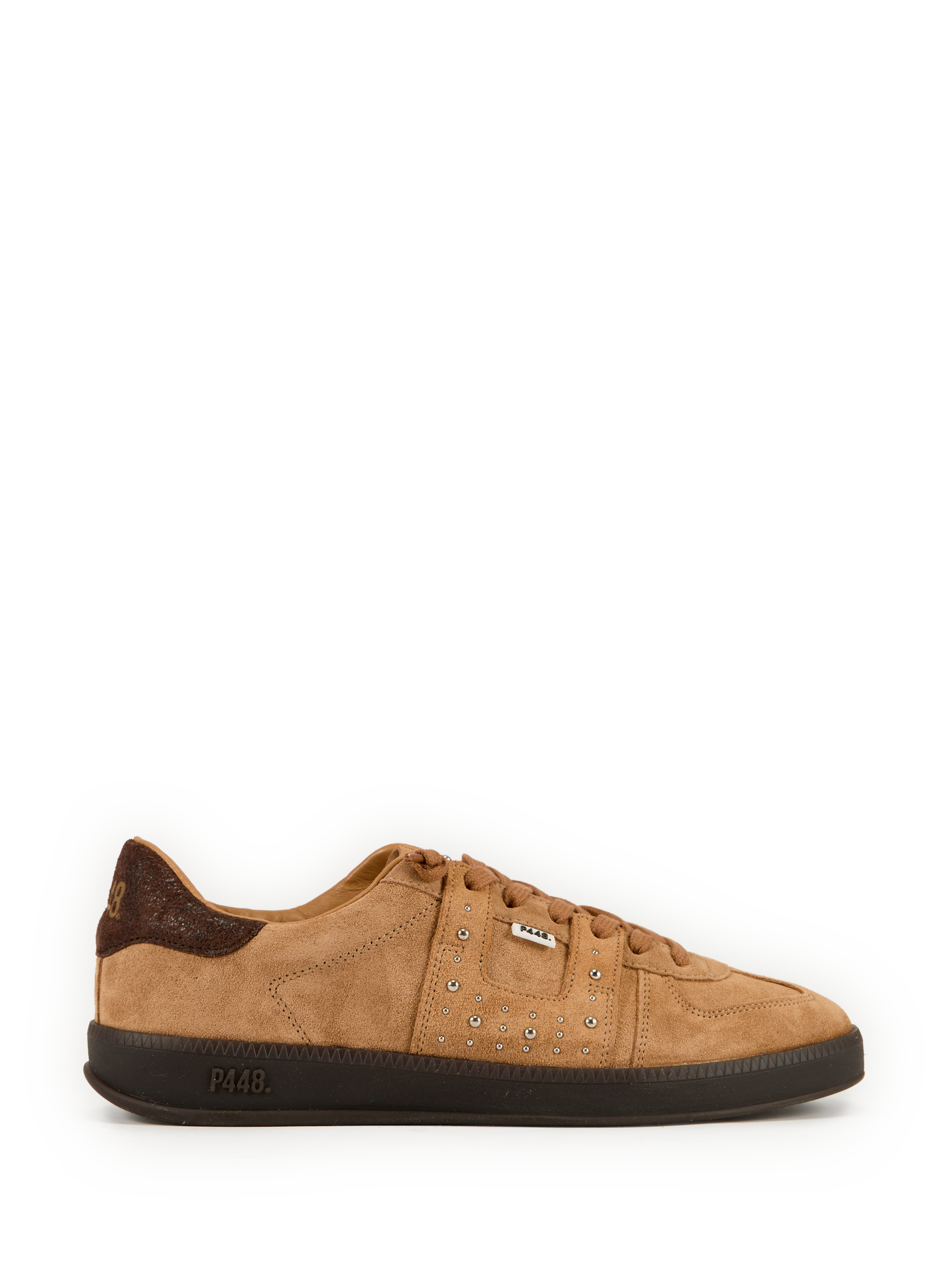 P448 Baskets suédées Marron