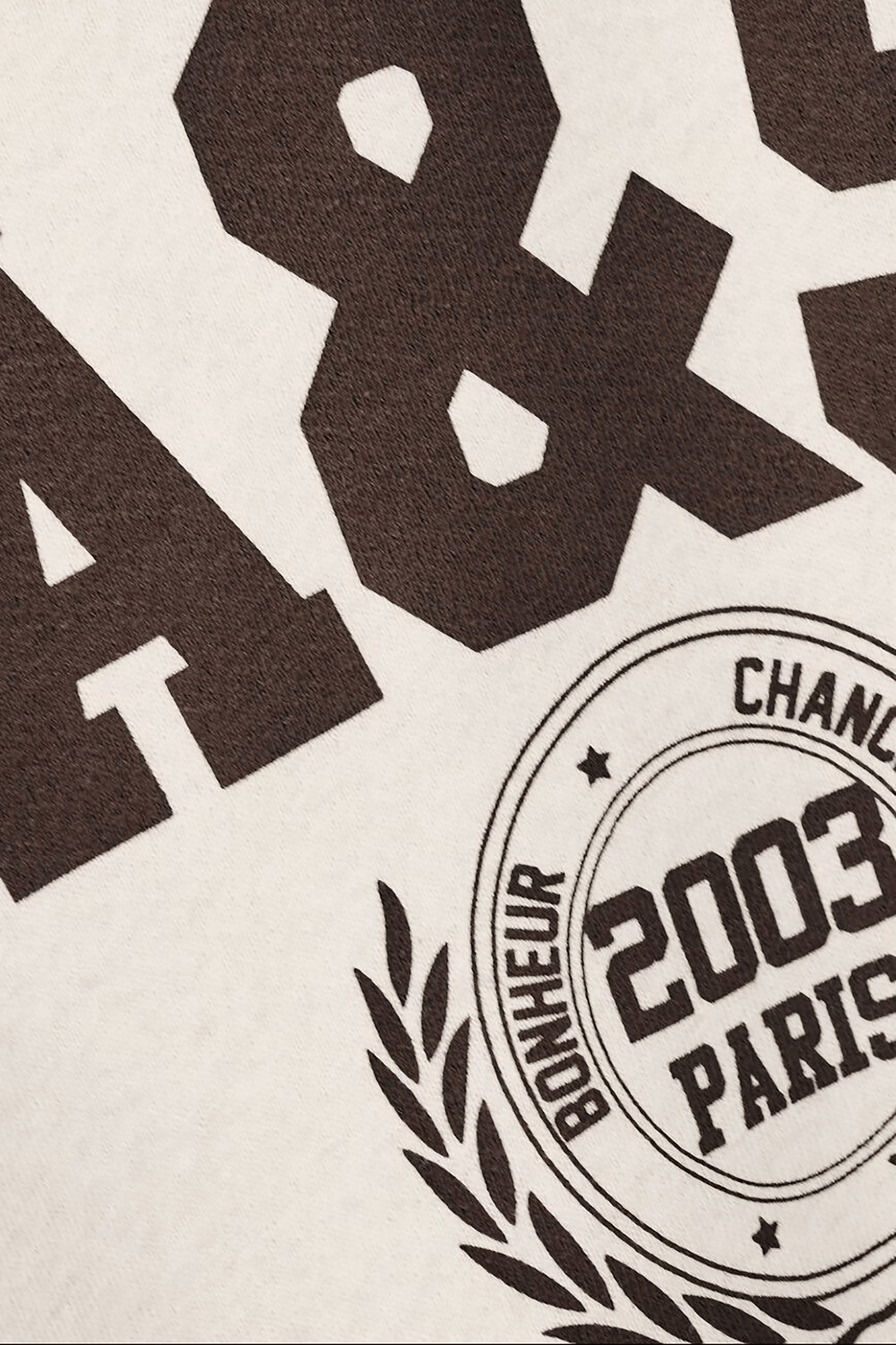 Sweat col rond en coton mélangé fenja BA&SH Beige