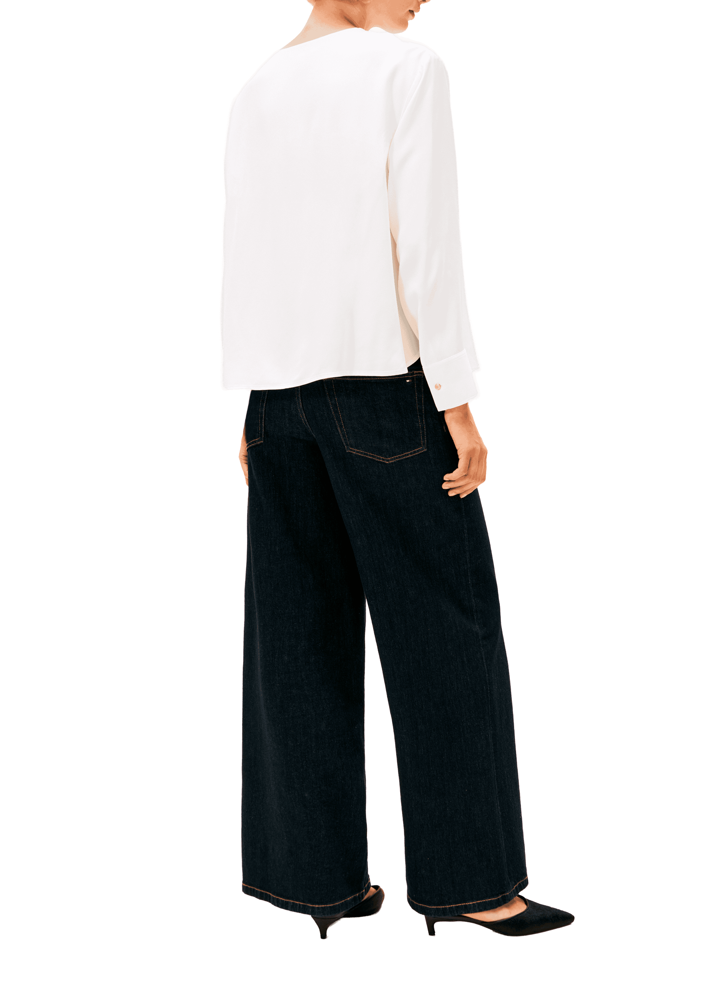 Round neck top TOMMY HILFIGER White