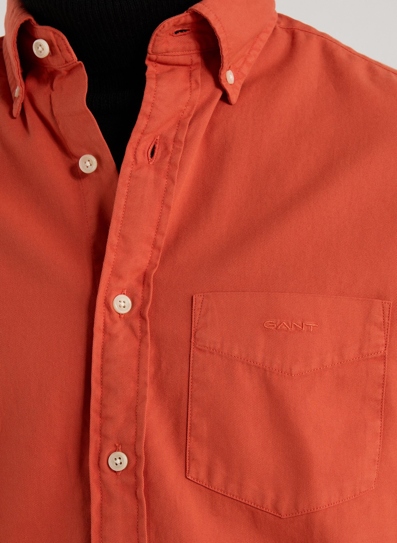 Cotton shirt GANT Orange