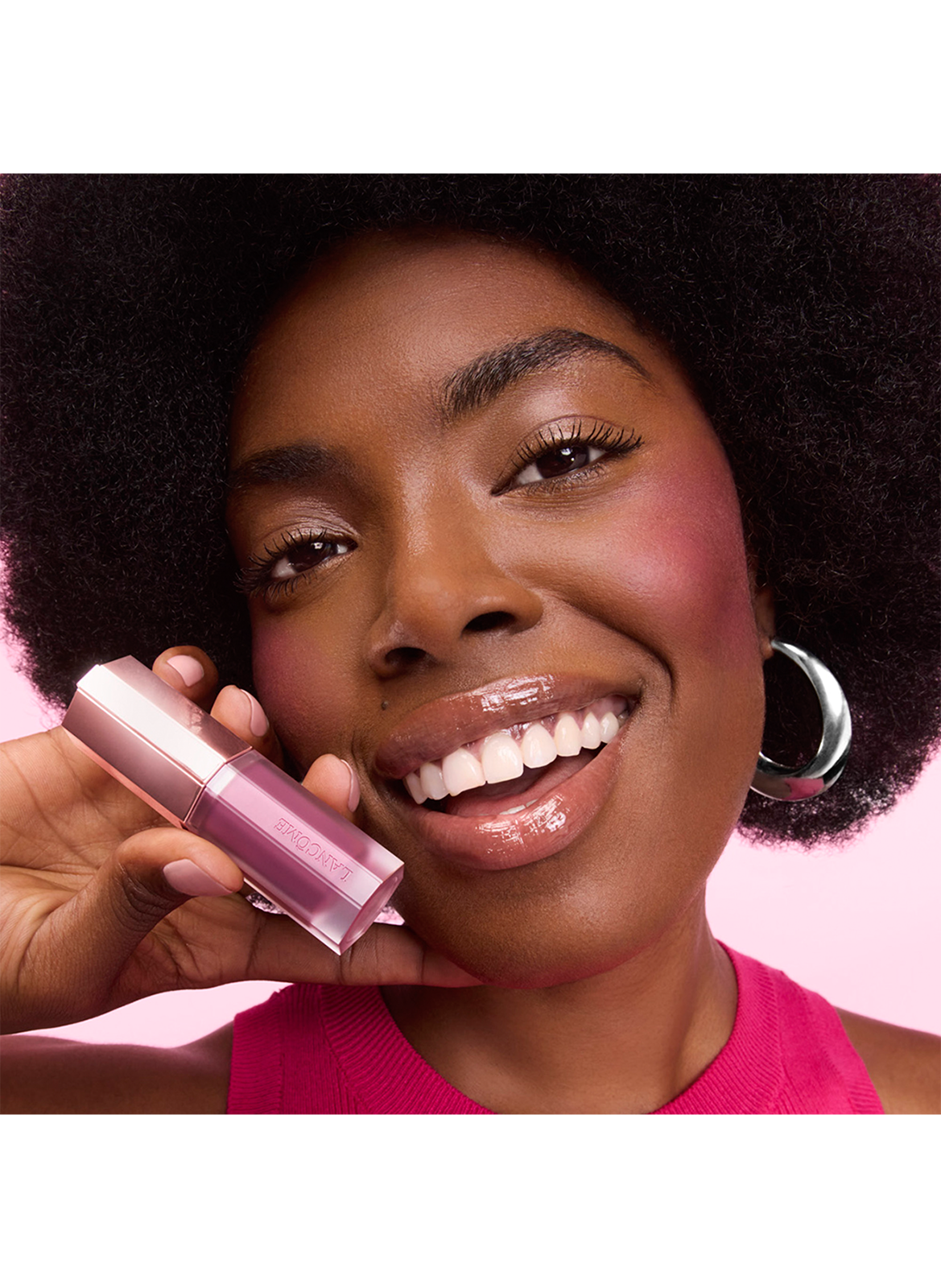 Blush liquide mat effet seconde peau LANCÔME 40 mauve to the groove