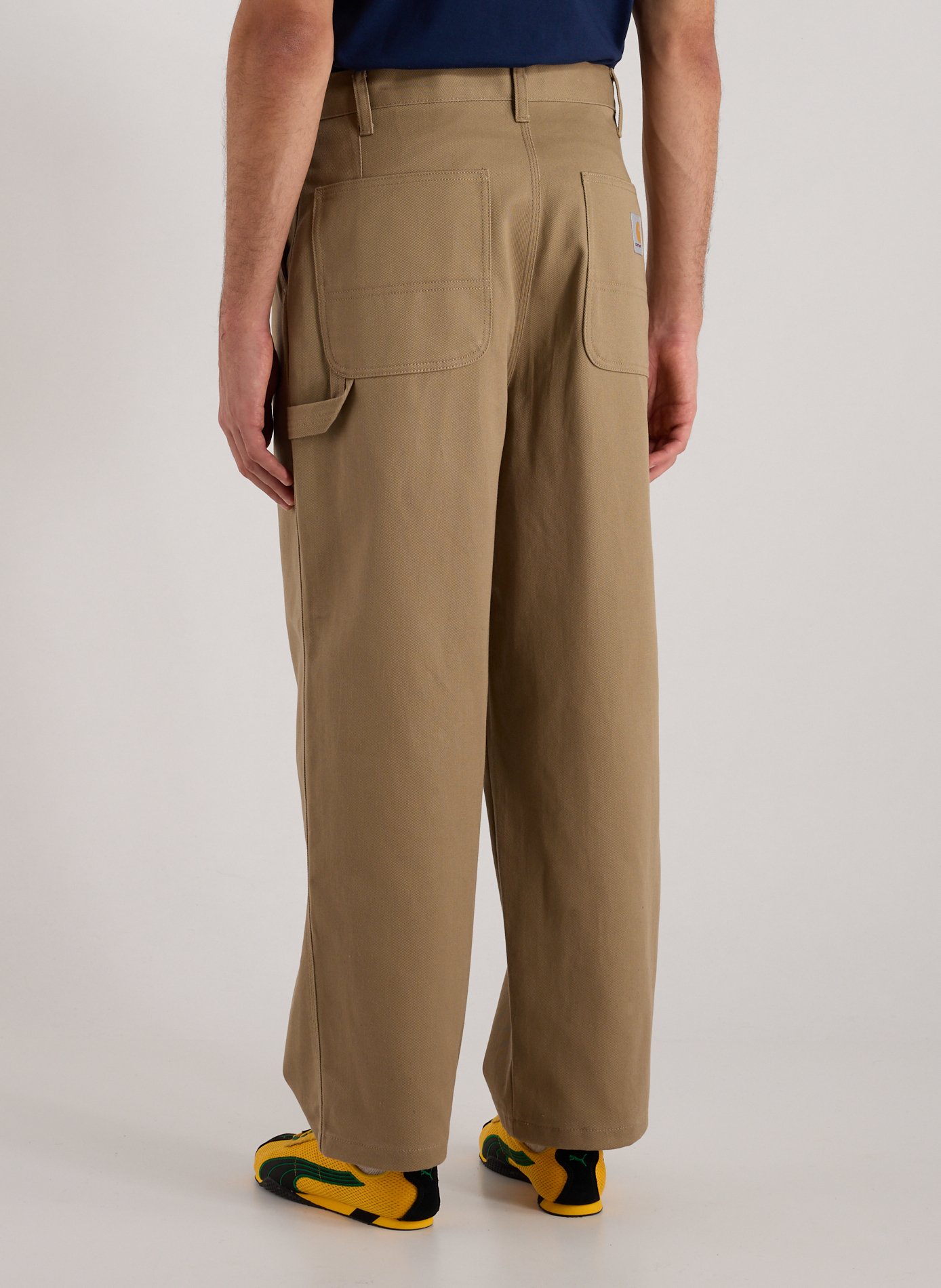 Straight cotton trousers CARHARTT WIP Beige