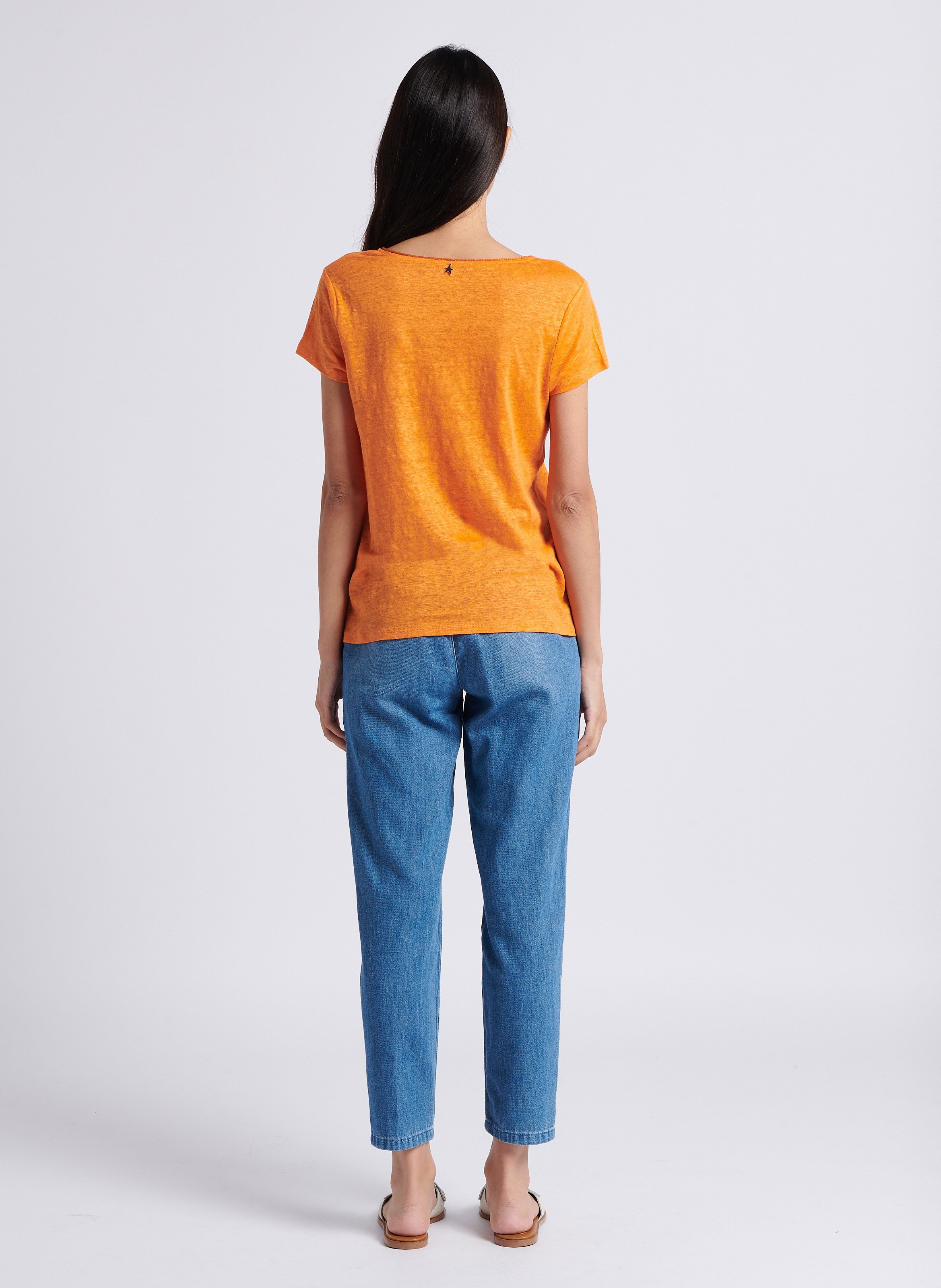 Jean droit en coton sabil MAISON 123 Bleu