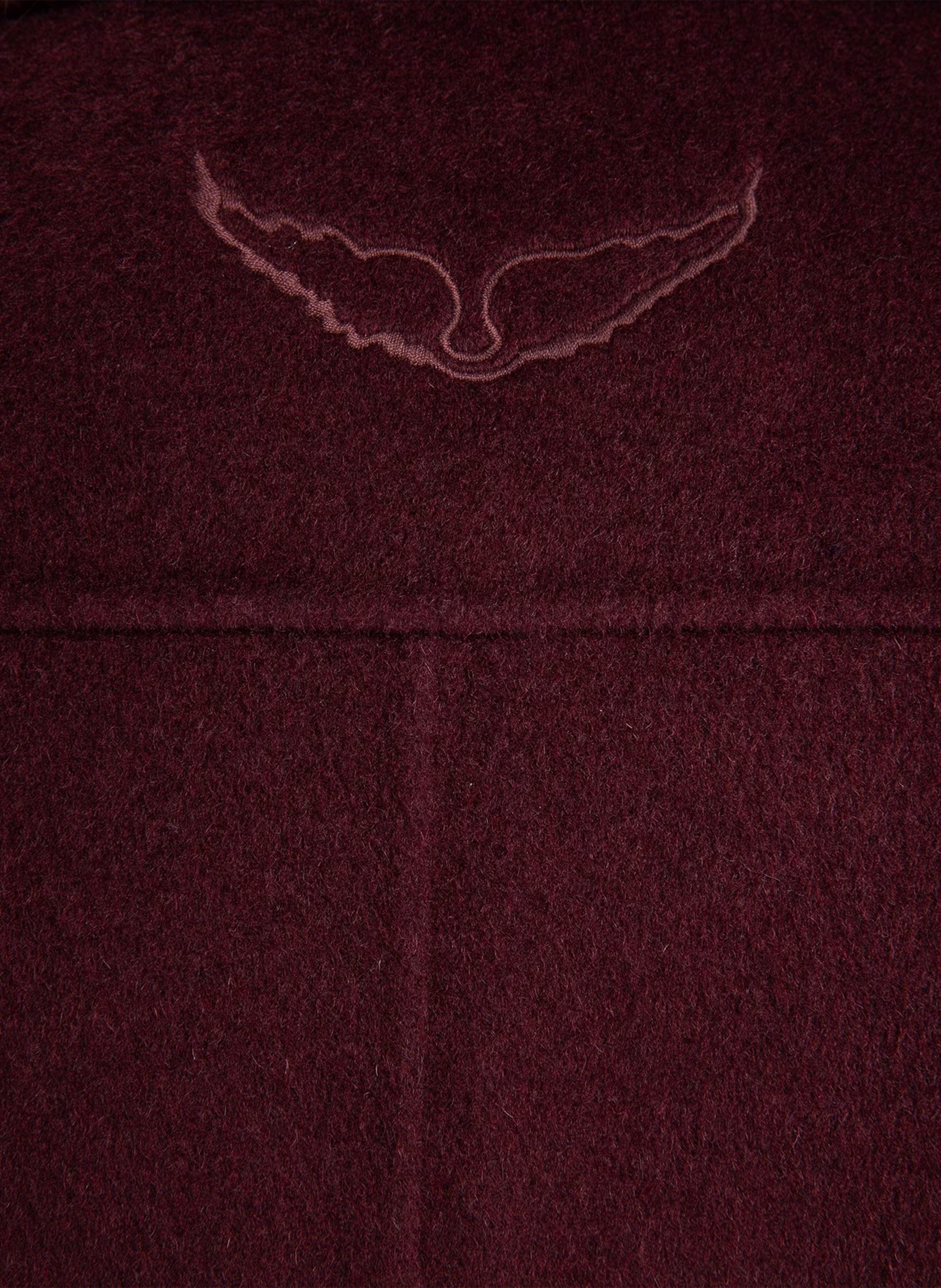 Blouson col classique en laine mélangée liam ZADIG&VOLTAIRE Violet