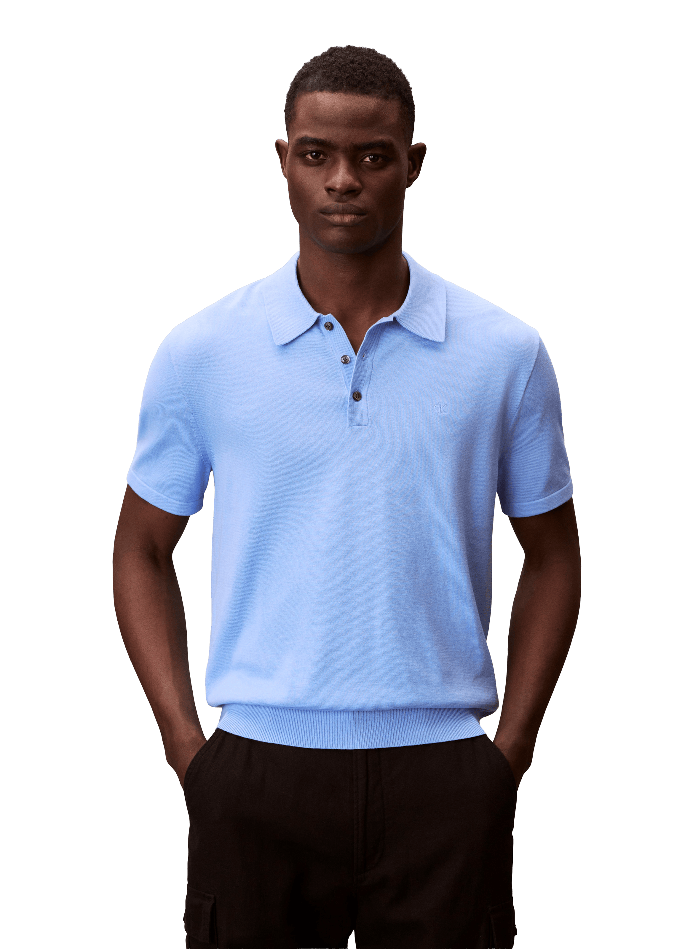 Pima cotton polo CALVIN KLEIN Blue