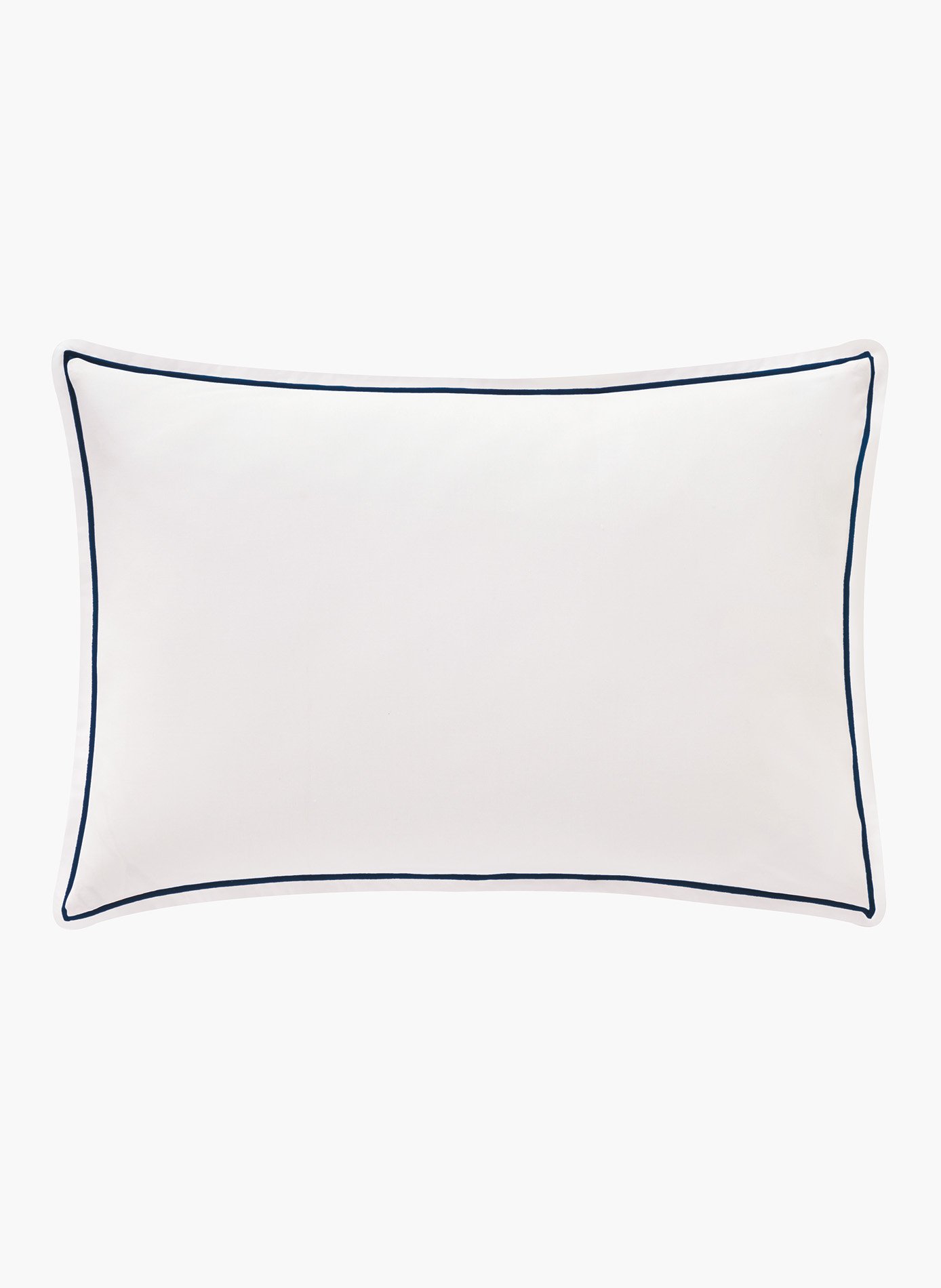 Taie d'oreiller vendôme blanc marine ANNE DE SOLENE Blanc