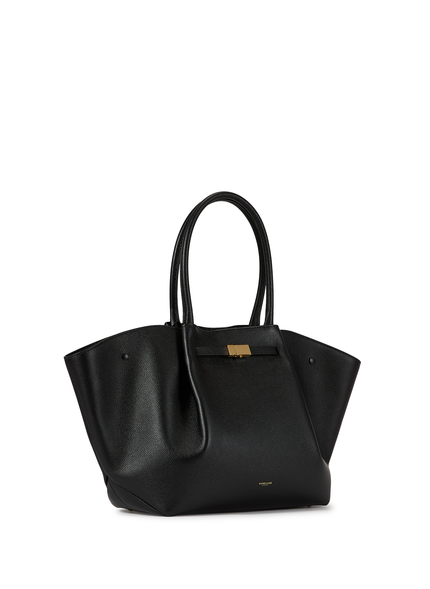 Petit sac à main New York en cuir DEMELLIER LONDON Noir