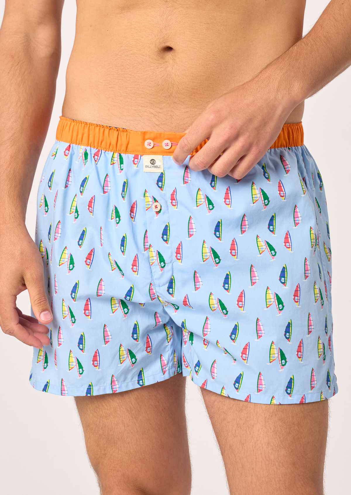 Caleçon en coton biologique BILLYBELT Bleu