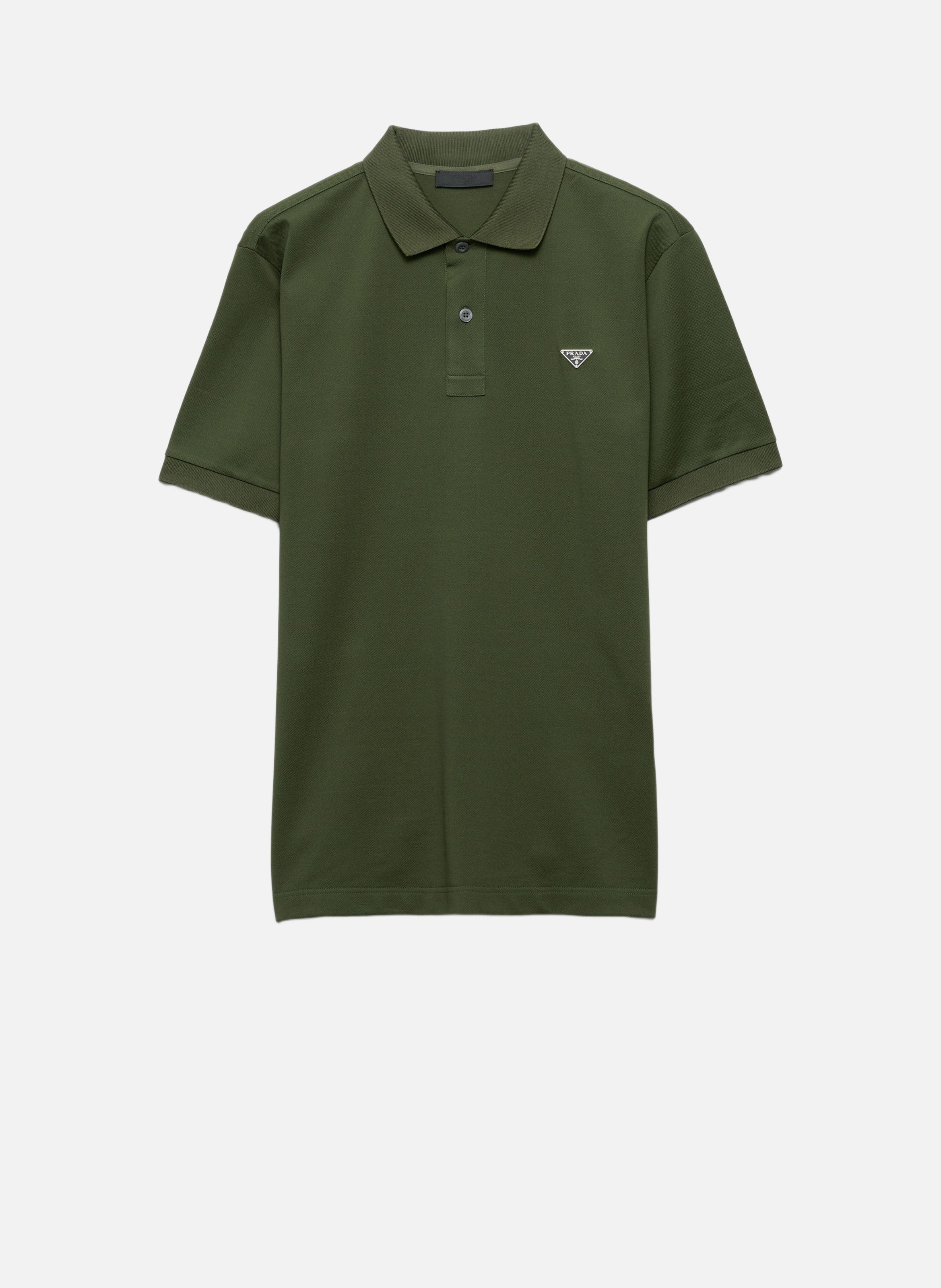 Polo en piqué PRADA Vert