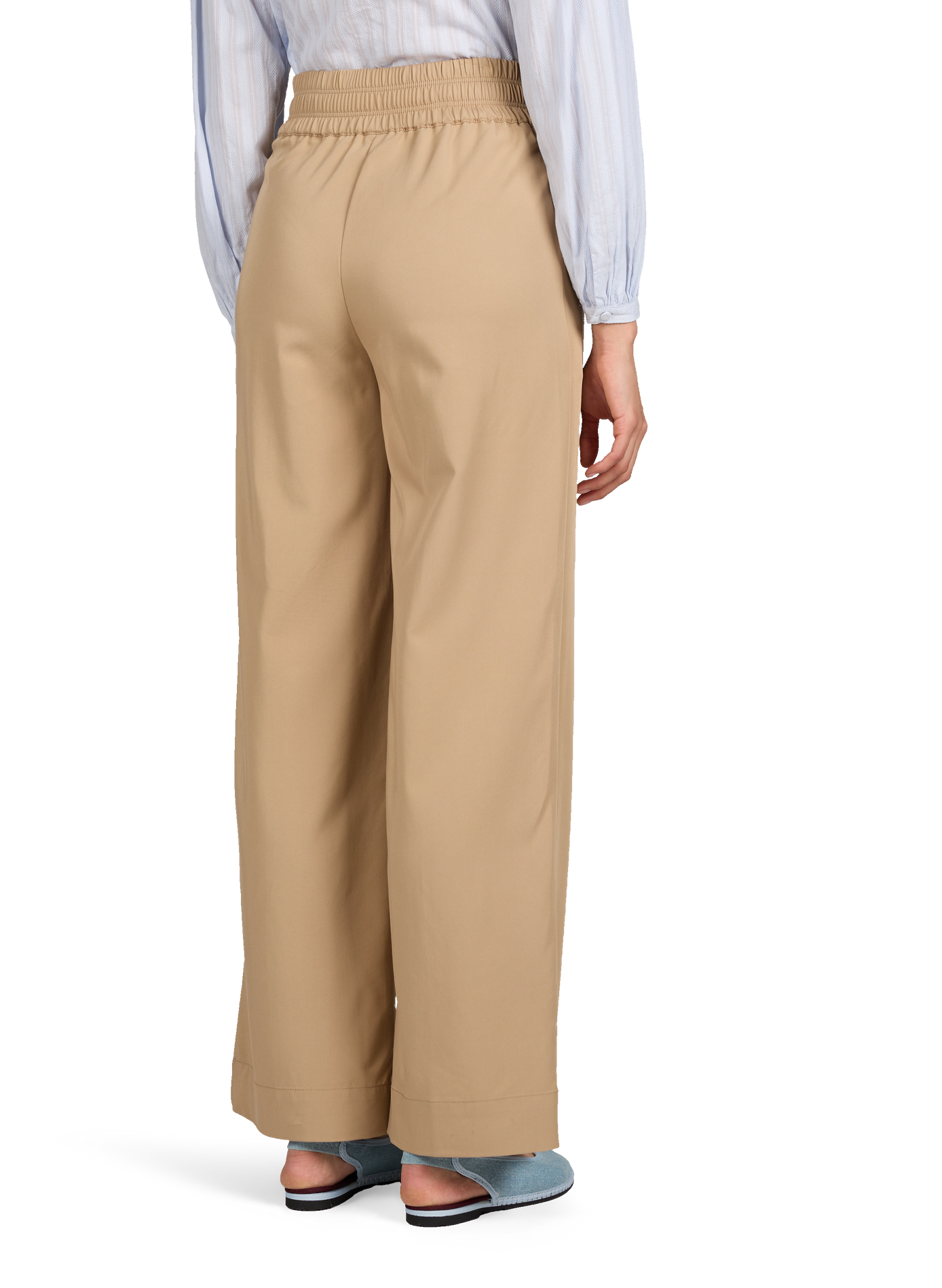Pantalon droit à plis BOSS Beige