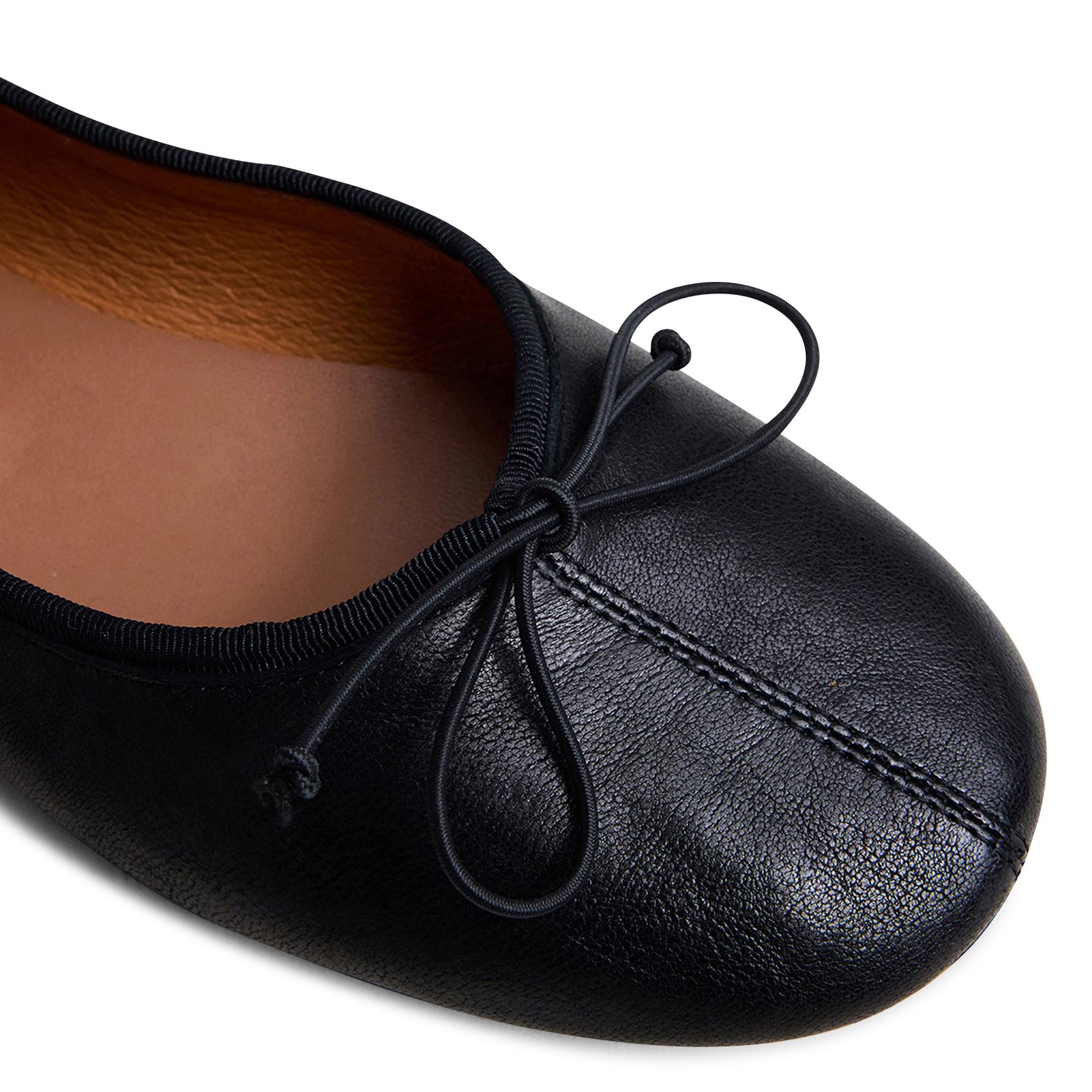 Ballerines en cuir dallette JONAK Blanc