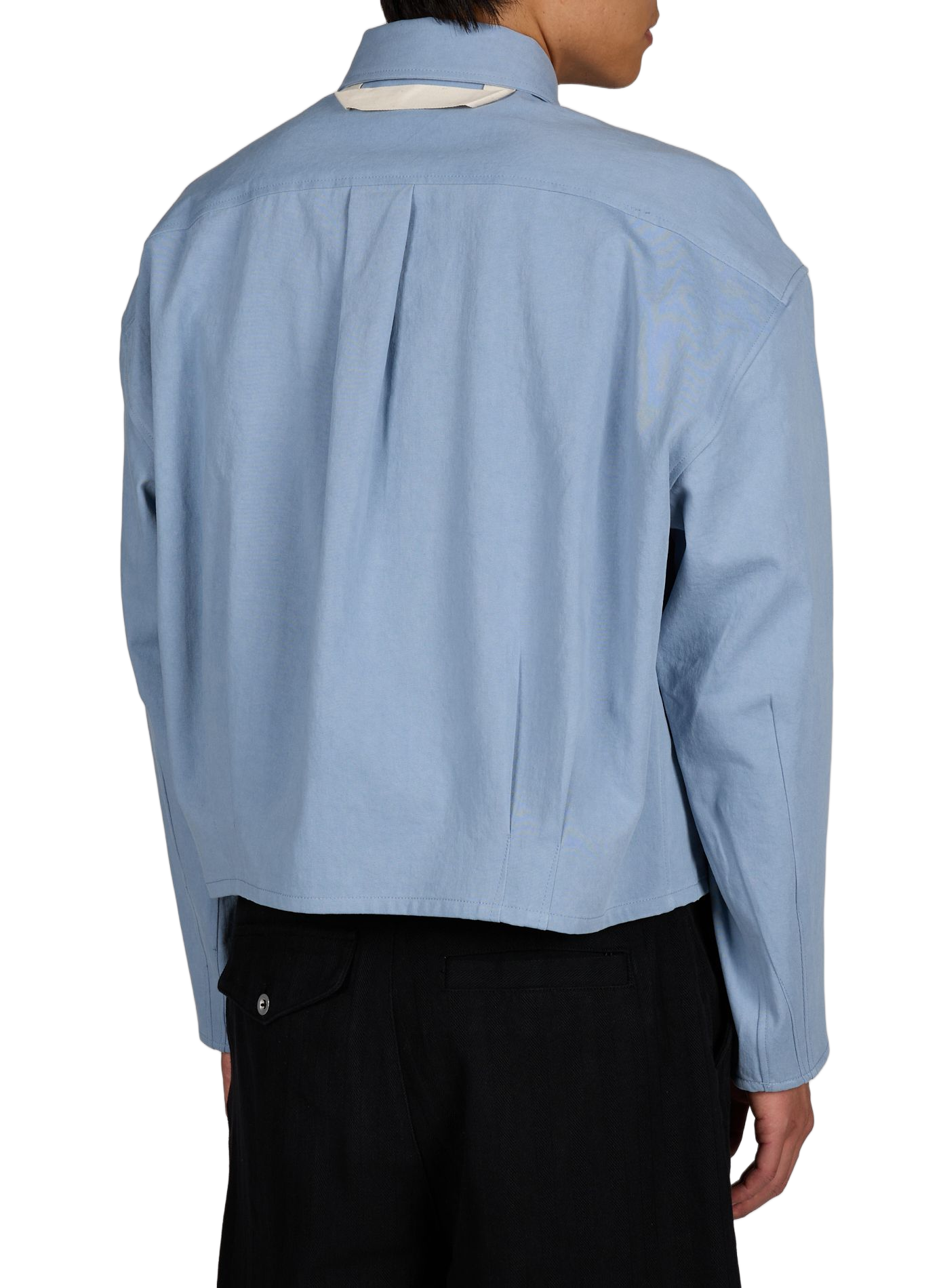 Jacket with classic cotton collar MERELY MADE Blue