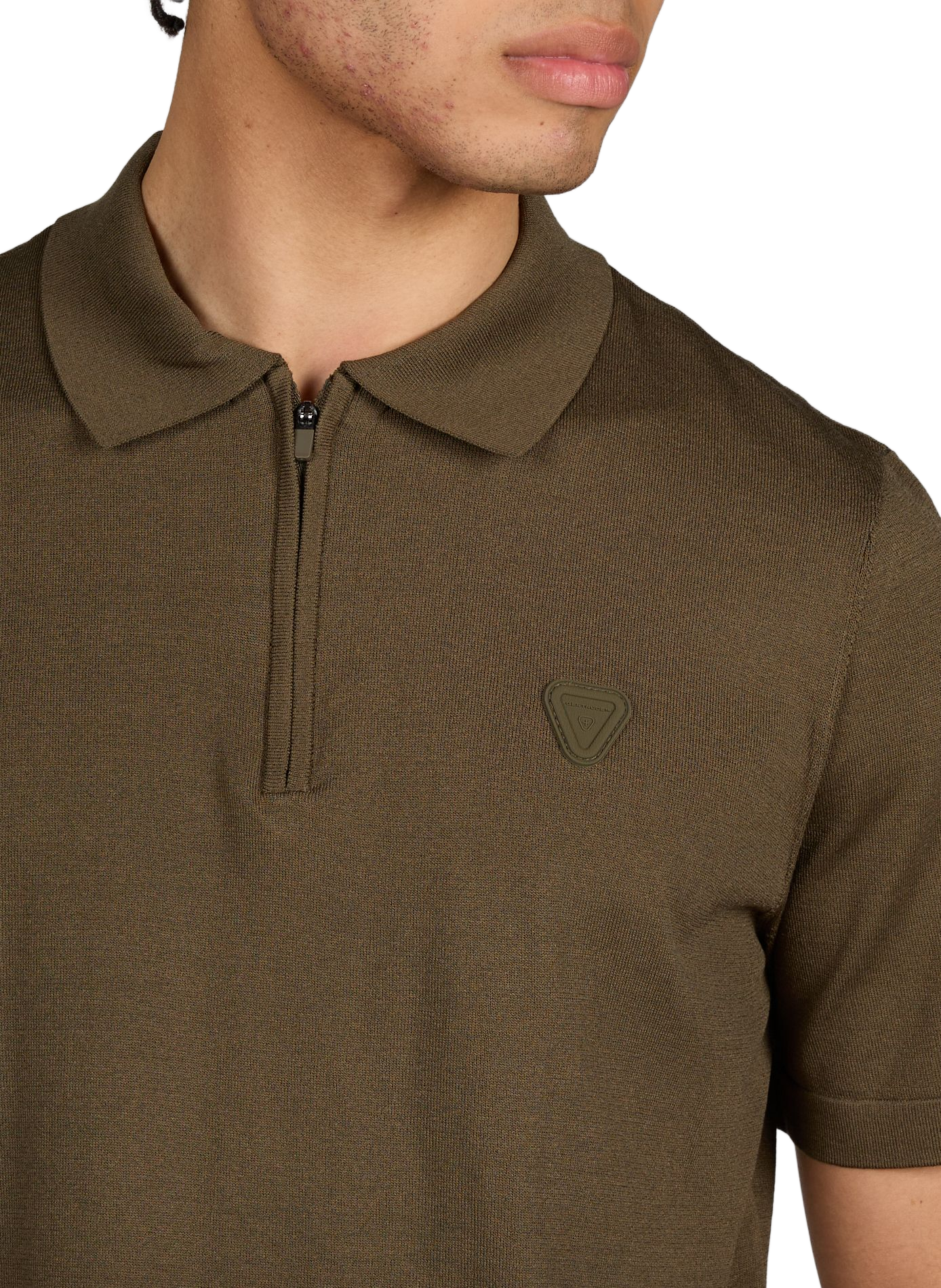 Jude short-sleeve polo GERTRUDE ET GASTON Khaki