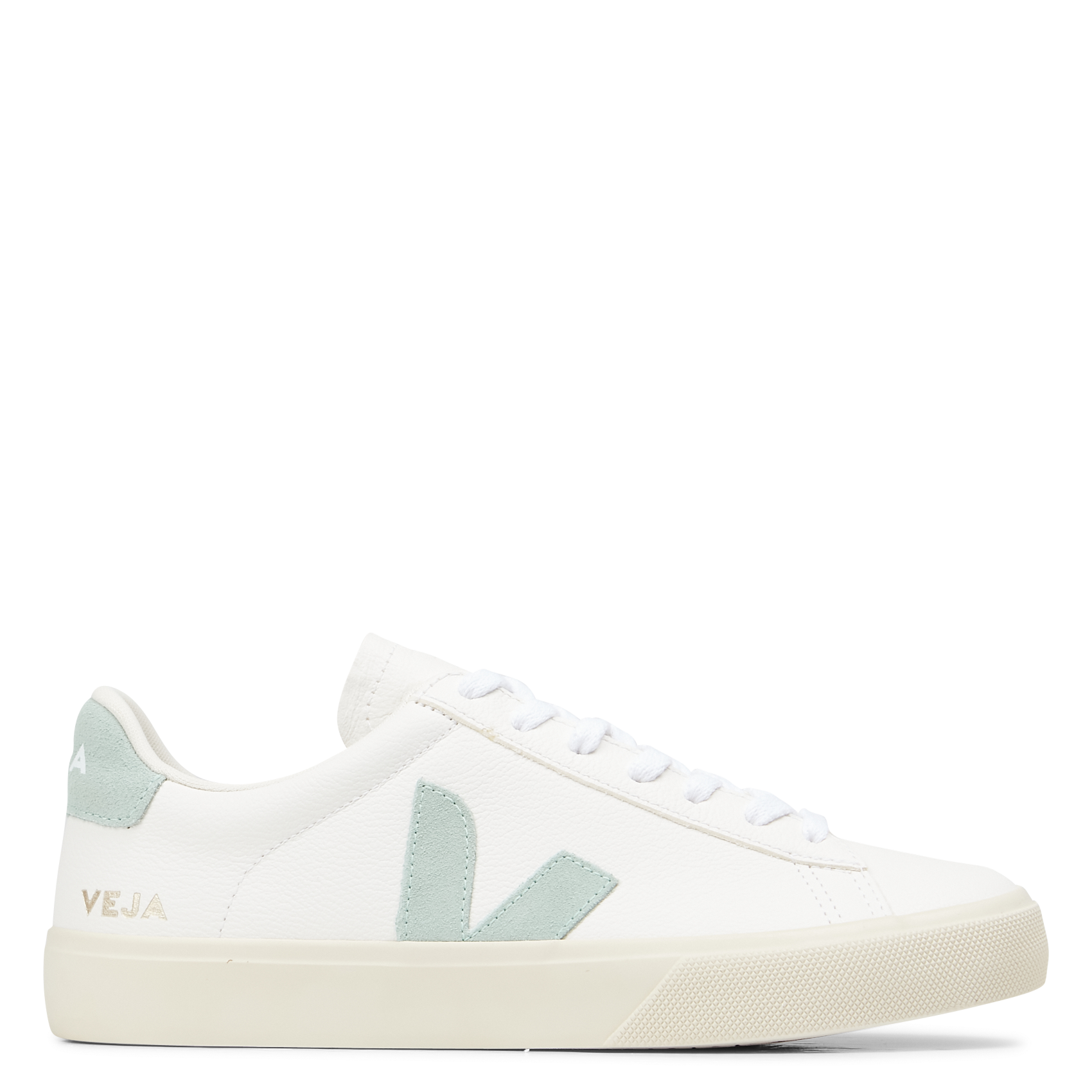 Baskets basses en cuir campo VEJA Blanc