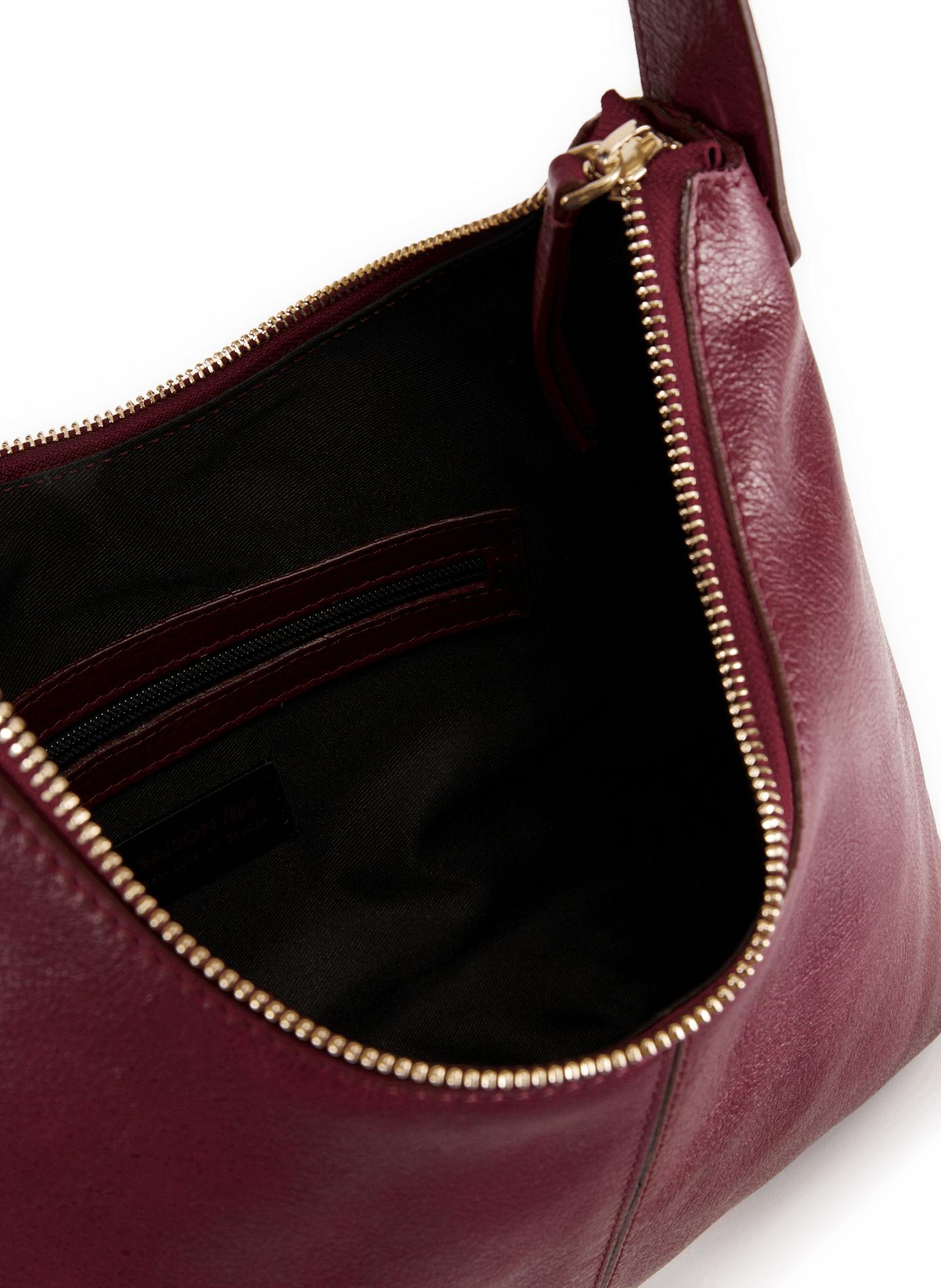 Cara leather handbag  SAISON 1865 Red