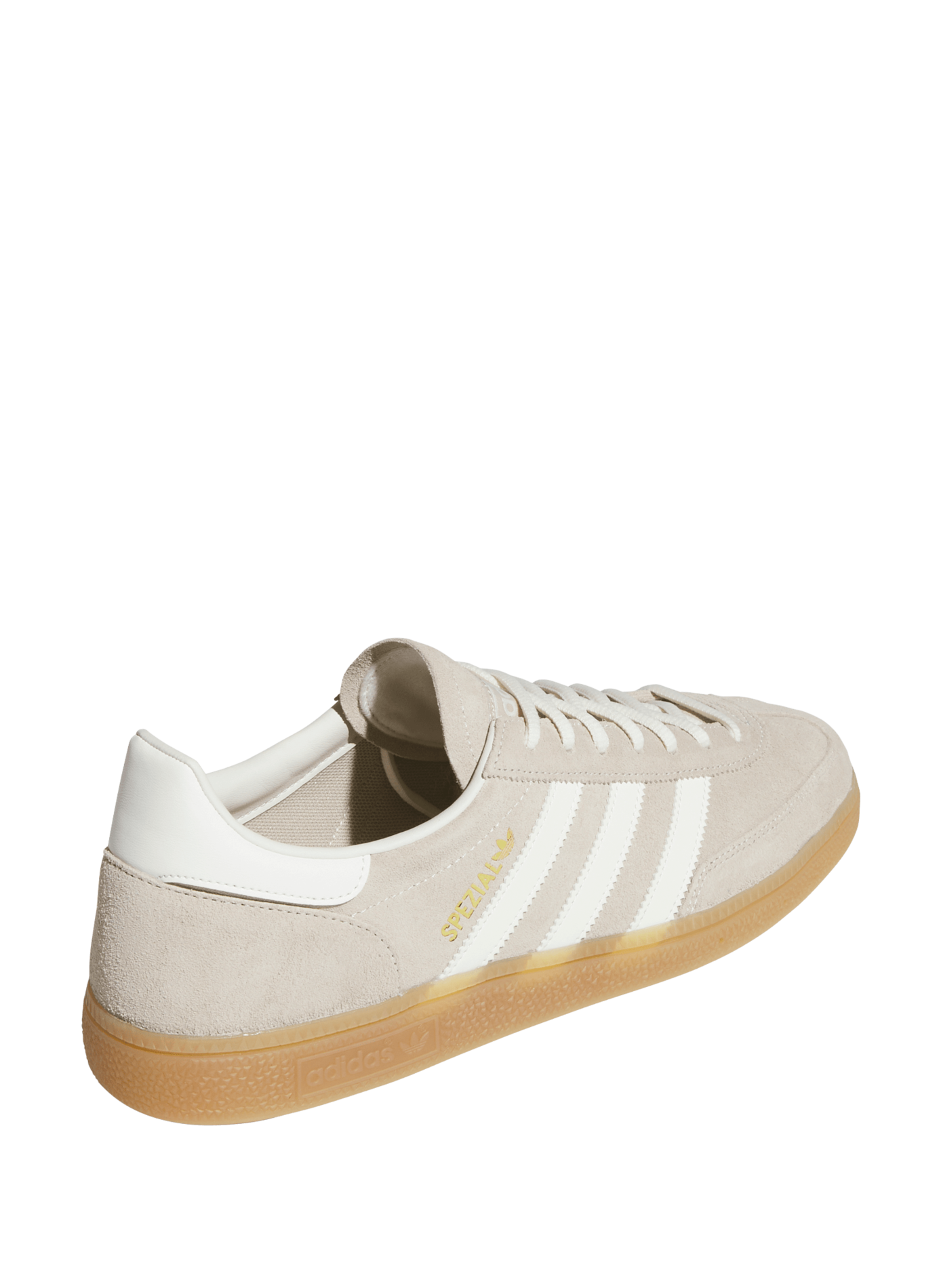 Baskets Handball Spezial en cuir ADIDAS Gris