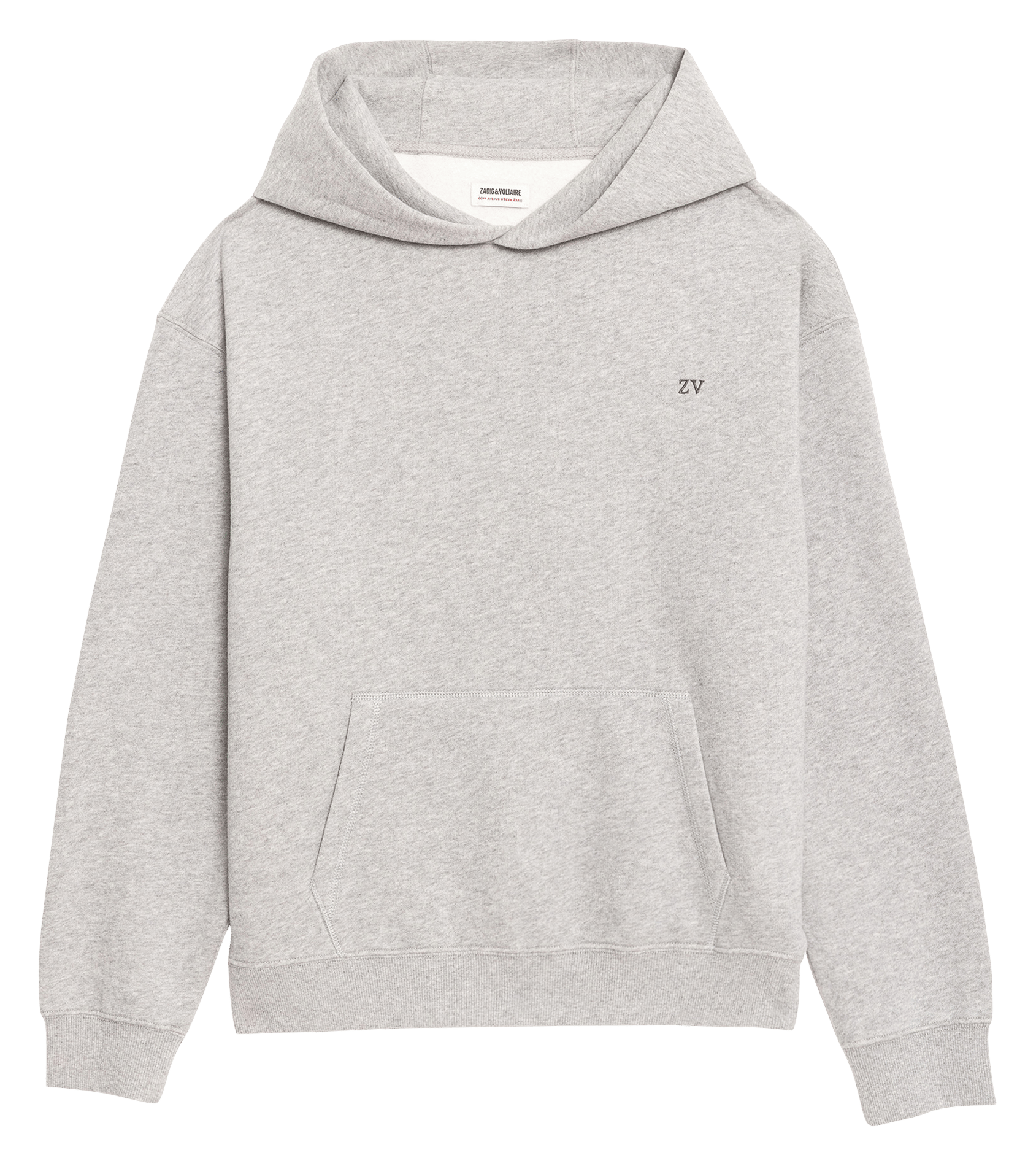 Oversized sweatshirt in blended cotton sweelo ZADIG&VOLTAIRE Grijs