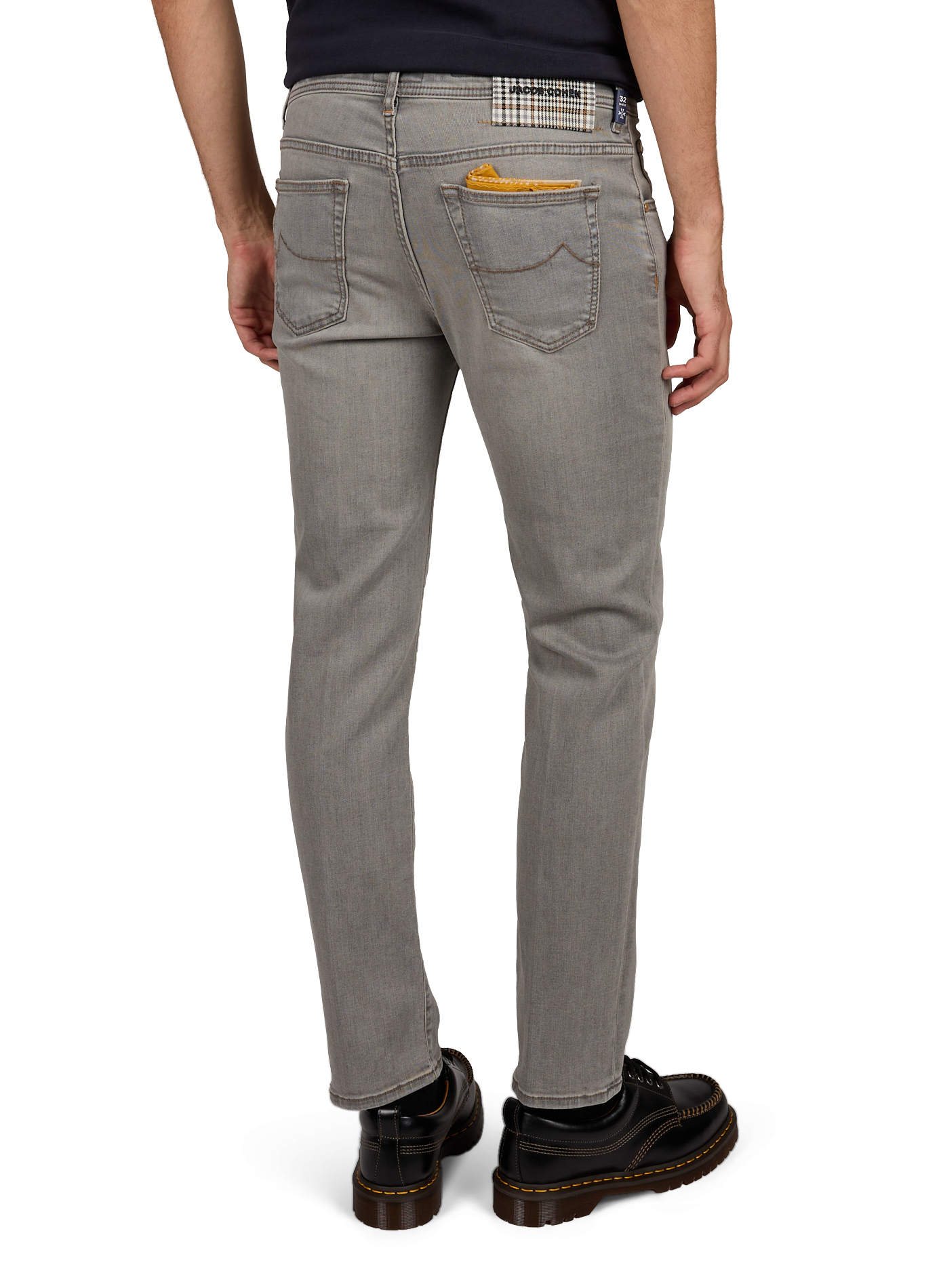 Slim fit jeans van gemengd katoen JACOB COHEN Grijs