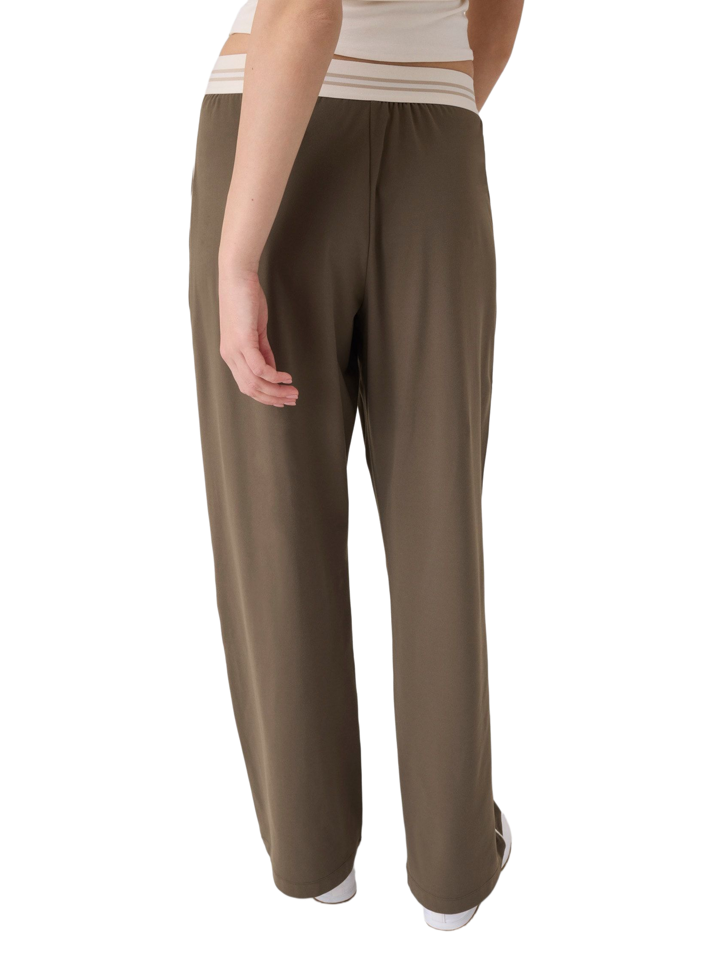 Brunella wide-leg elasticated-waist sweatpants GUESS Beige