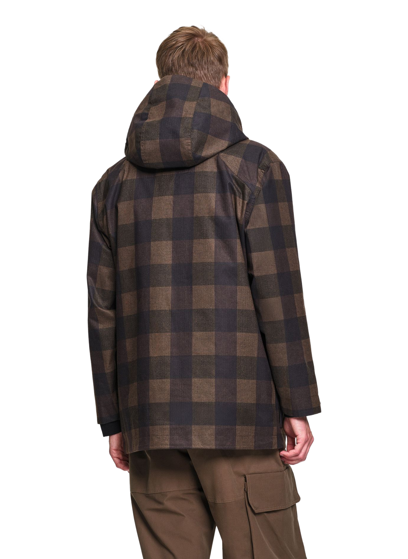 Parka mi-longue à carreaux AIGLE Multicolore