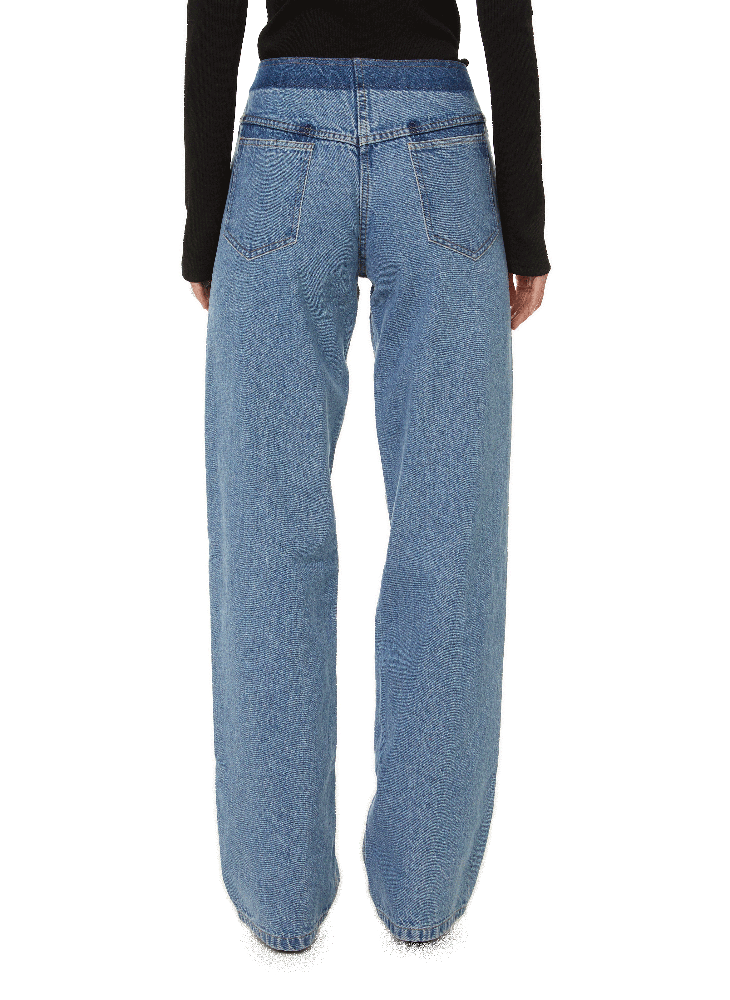 Jean large Deconstruct  CHRISTOPHER ESBER Bleu