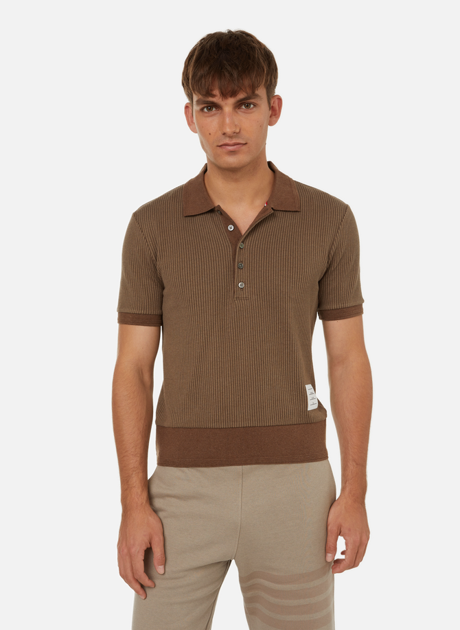 Cotton polo shirt THOM BROWNE