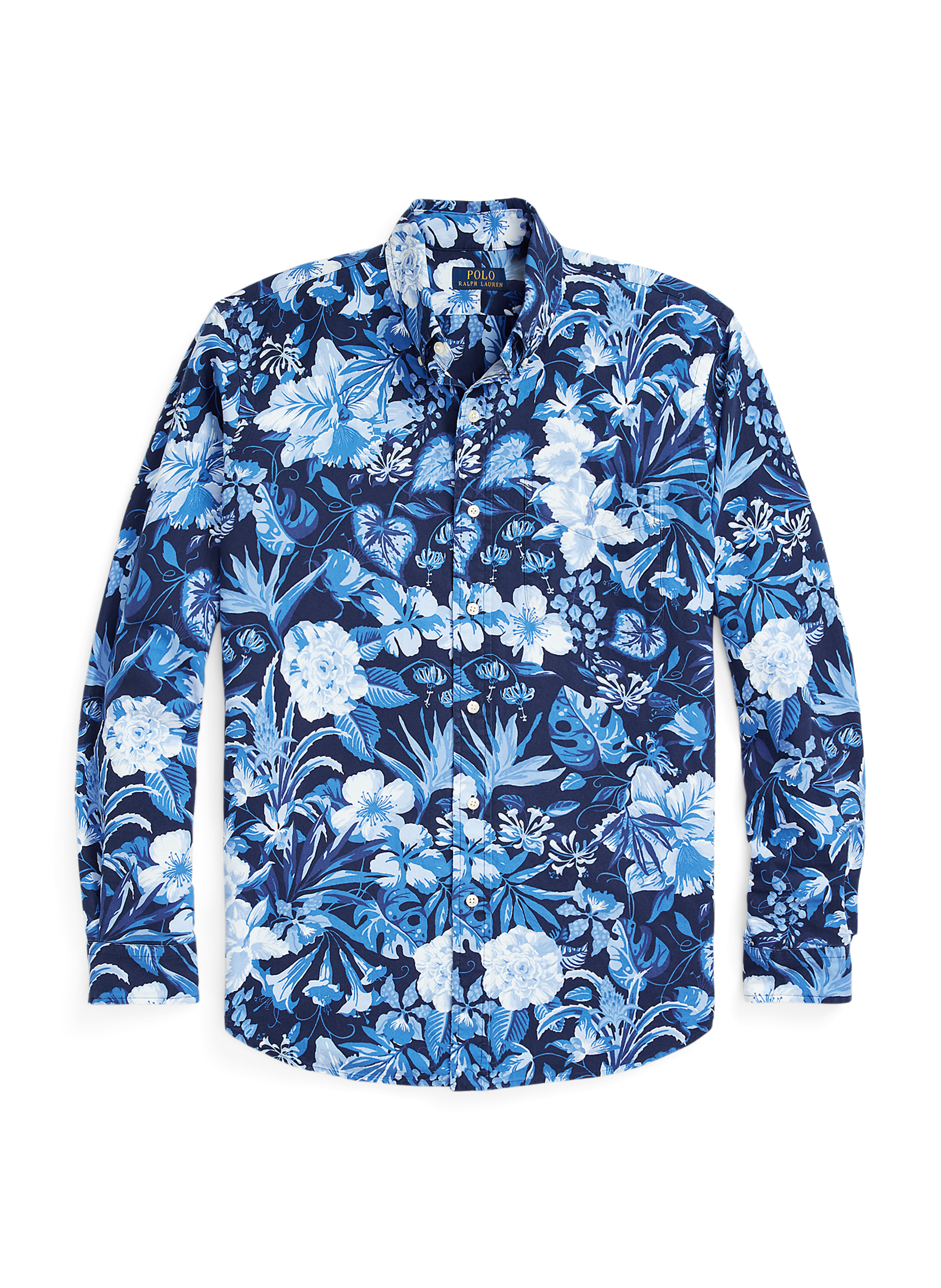 POLO RALPH LAUREN Chemise à fleurs en coton  Marron