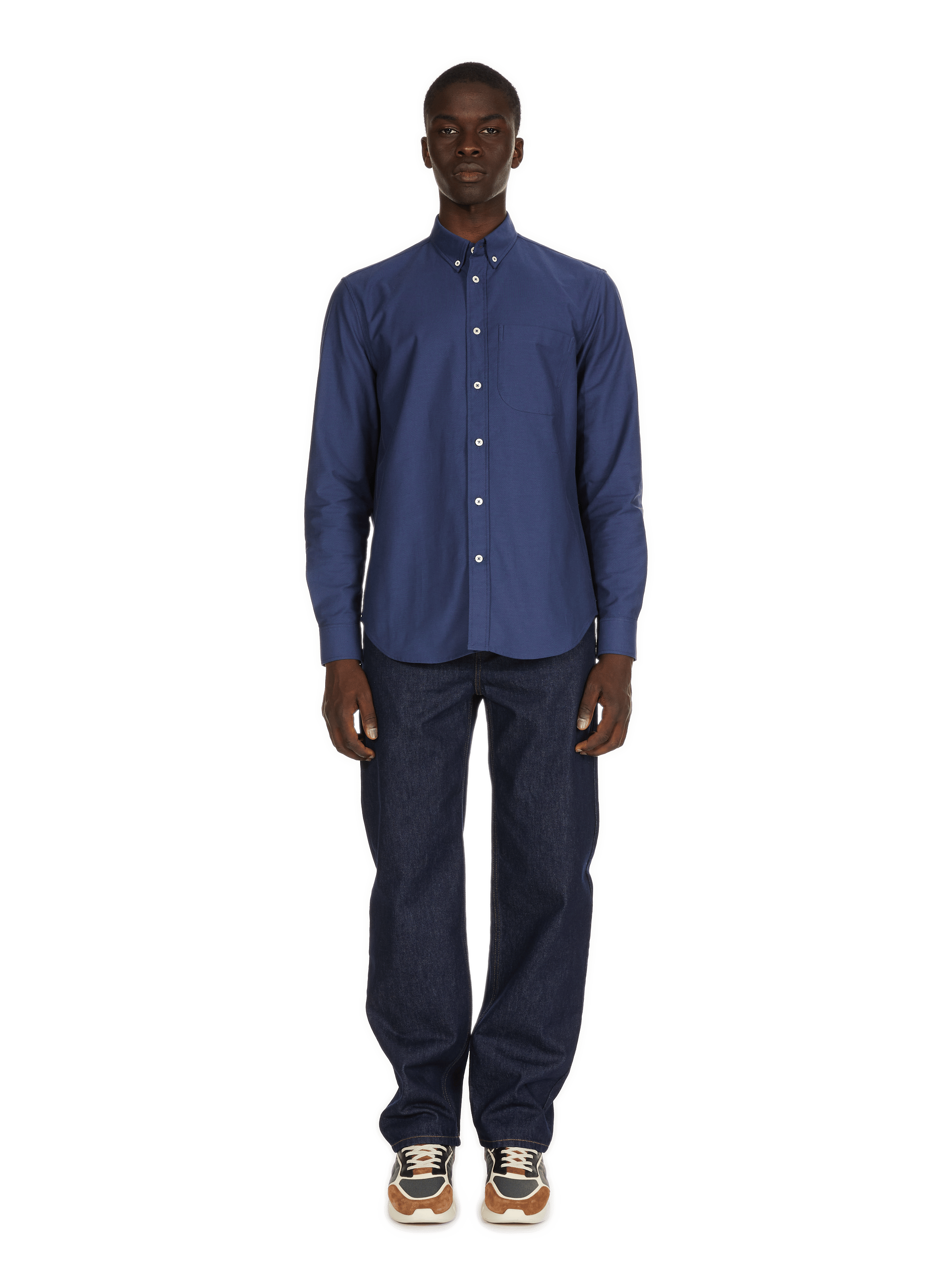 Chemise Euvox en coton  SAISON 1865 Bleu