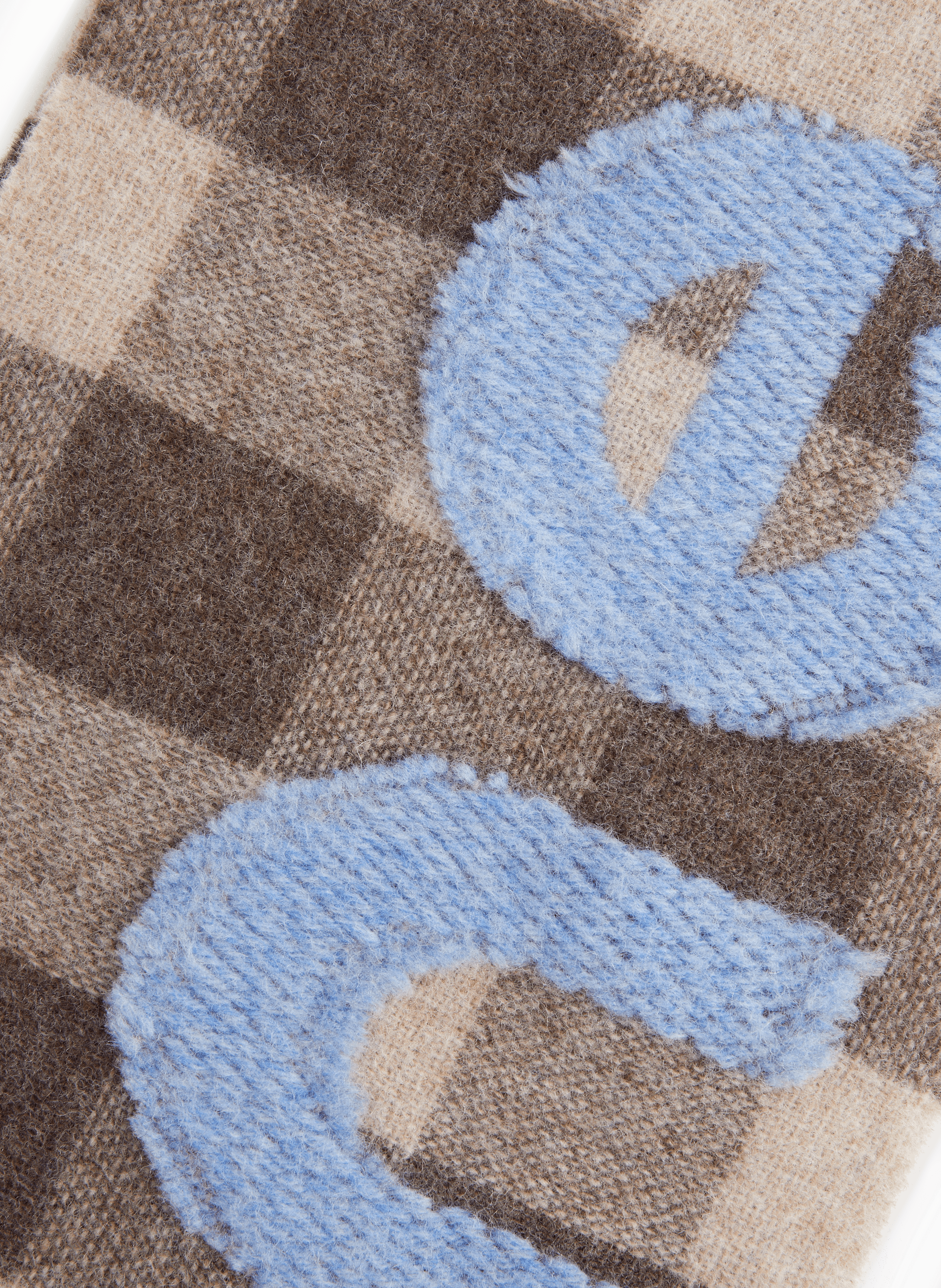 Echarpe en laine ACNE STUDIOS Bleu