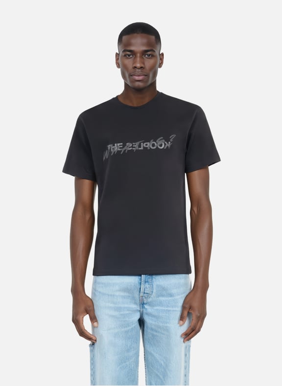 T-shirt en coton what is Noir by THE KOOPLES THE KOOPLES T-shirt en coton what is Noir