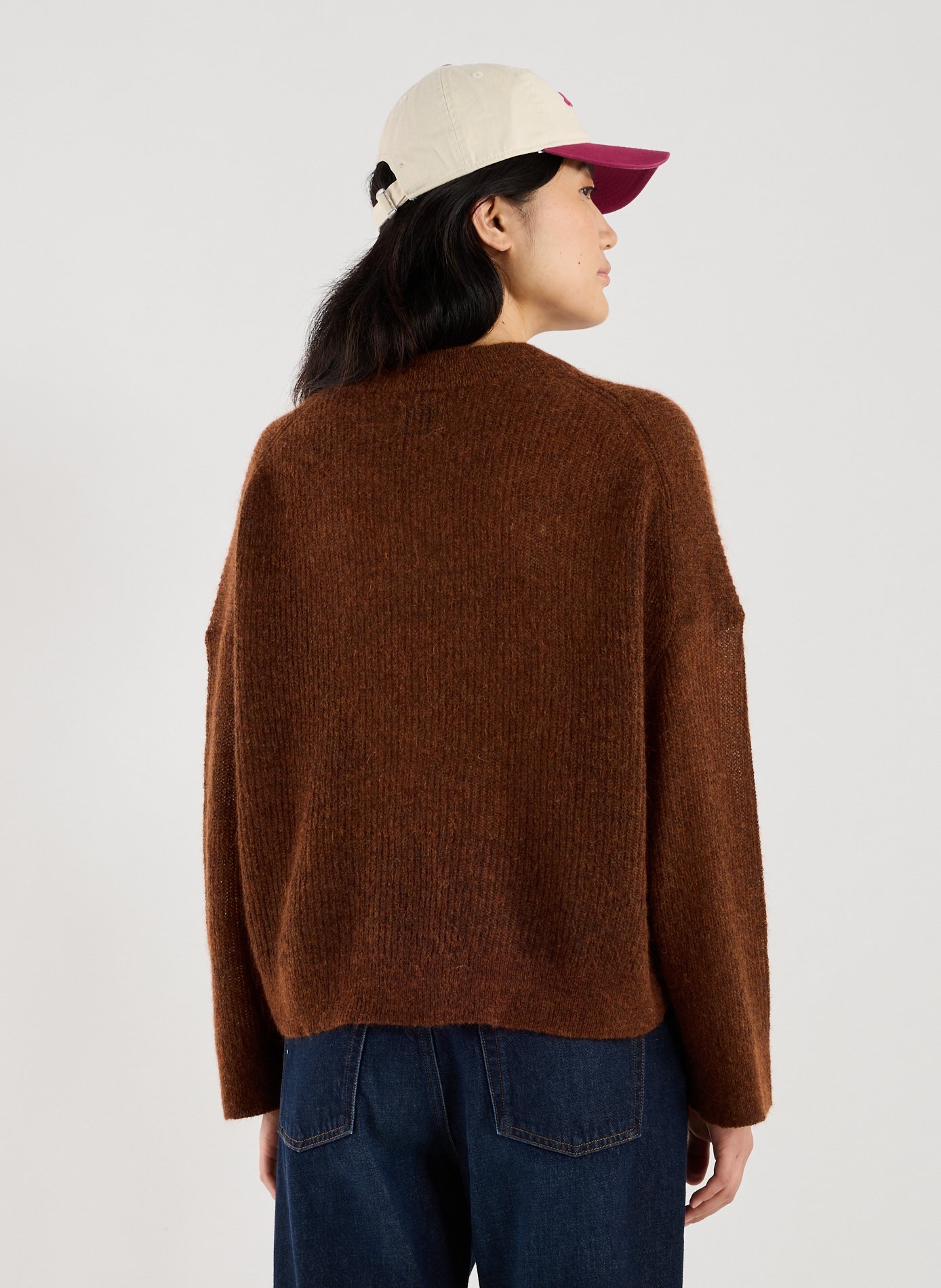 Pull ample BELLEROSE Marron