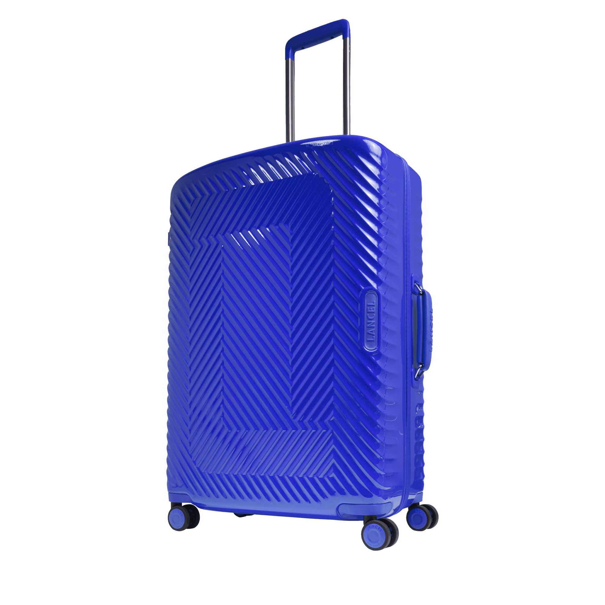 Valise large 4 roues atlas de lancel en polycarbonate LANCEL Bleu