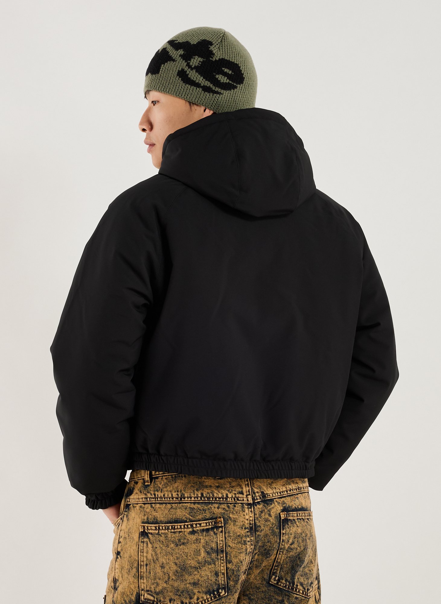 Plain hooded jacket ARTE ANTWERP Black