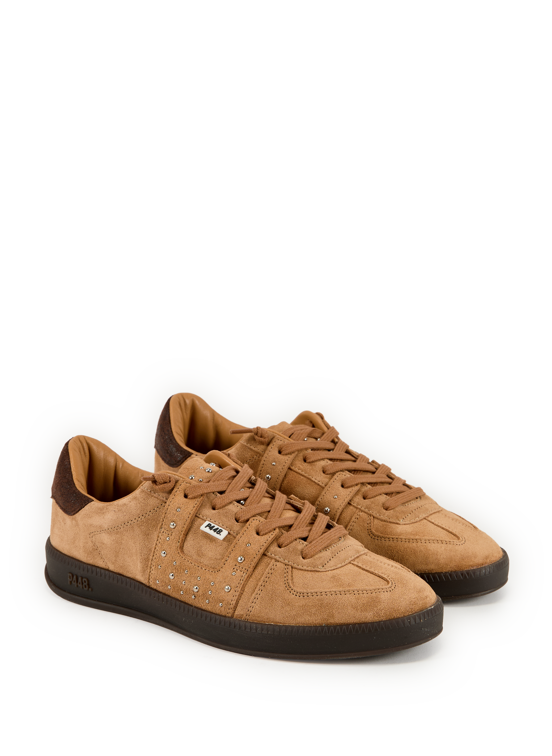 Suede sneakers  P448 Brown