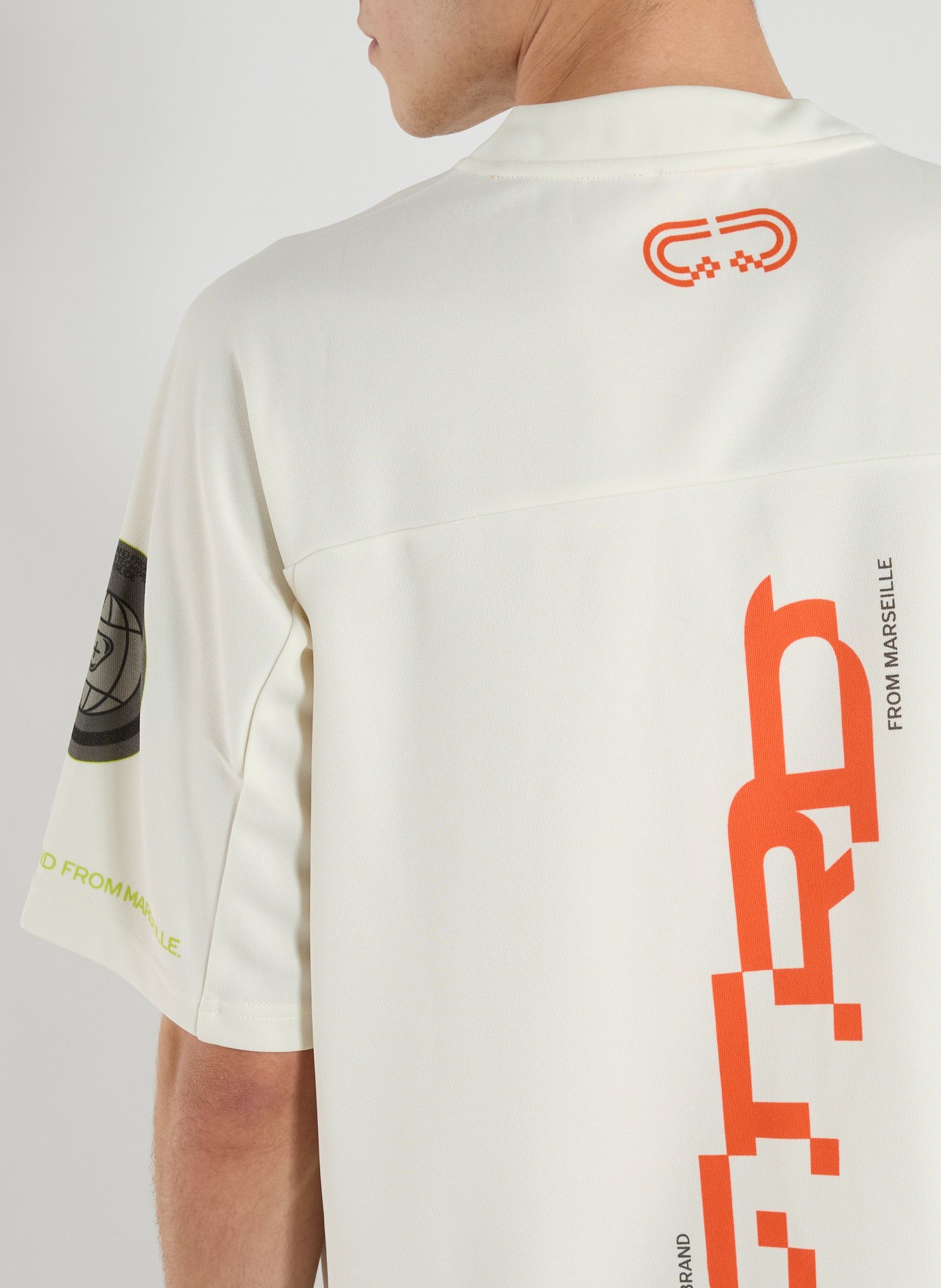 Printed baseball T-shirt GERTRUDE ET GASTON Beige