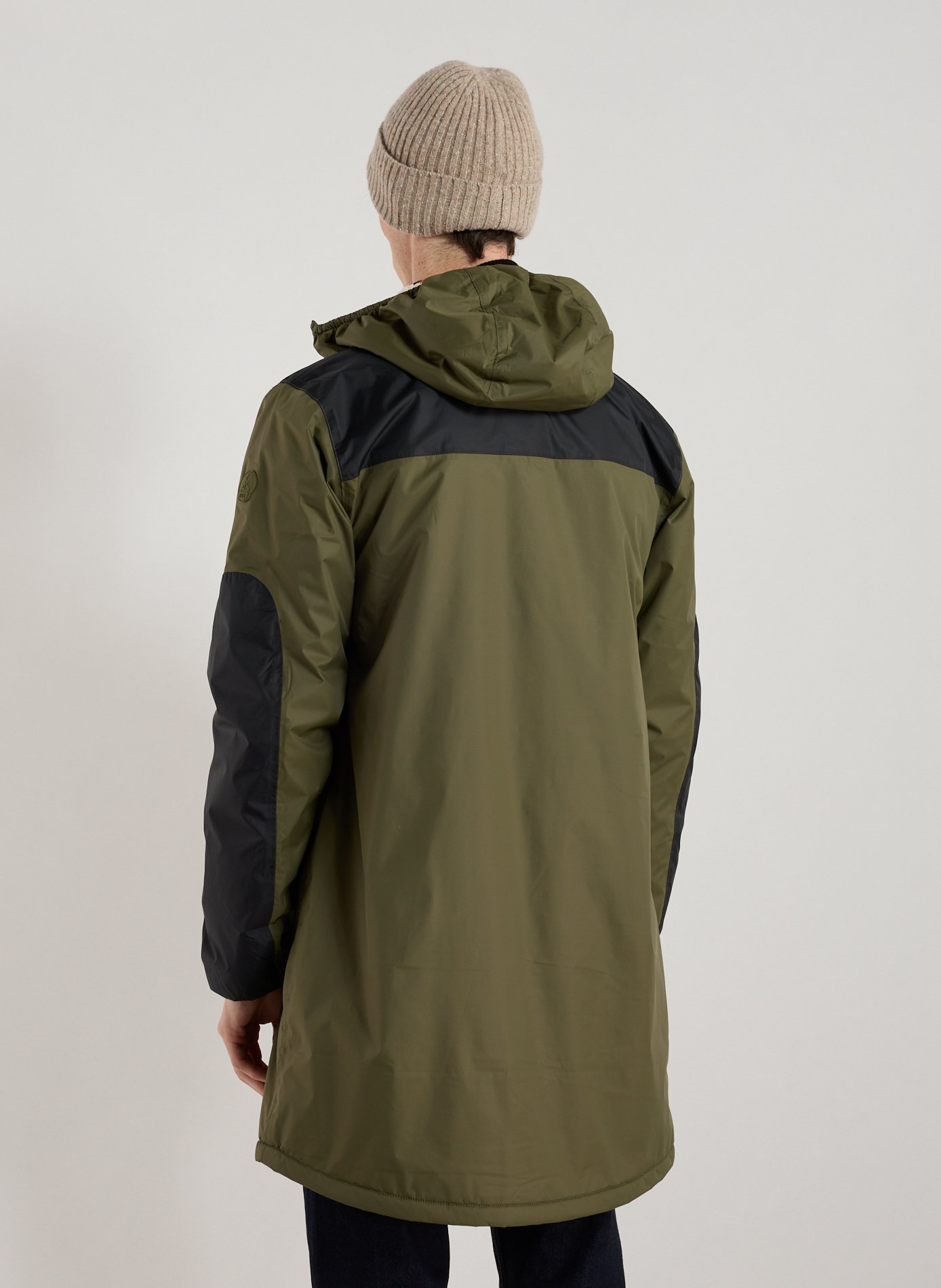 Parka à capuche mi-longue JOTT Kaki